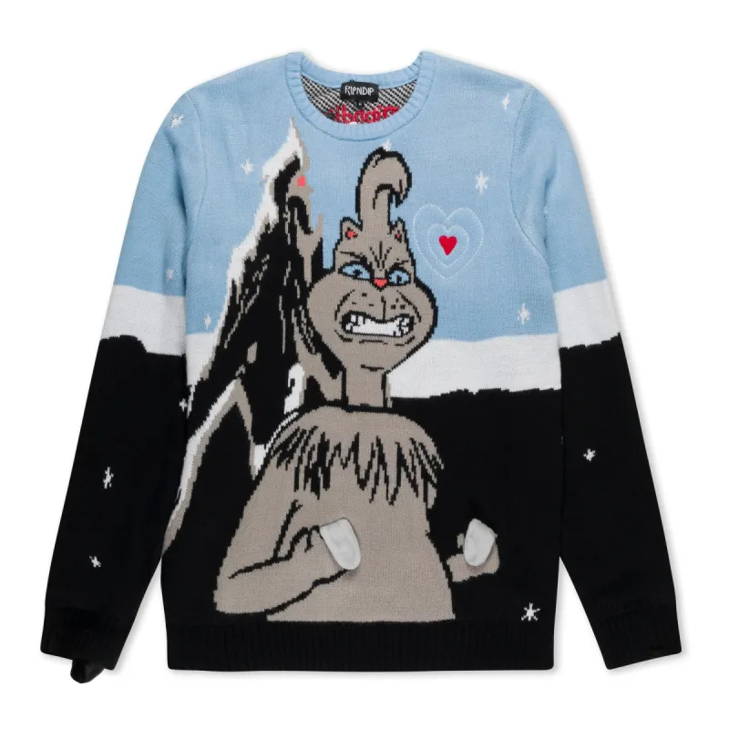 Fuck You Knit Sweater (Black) | Parallel