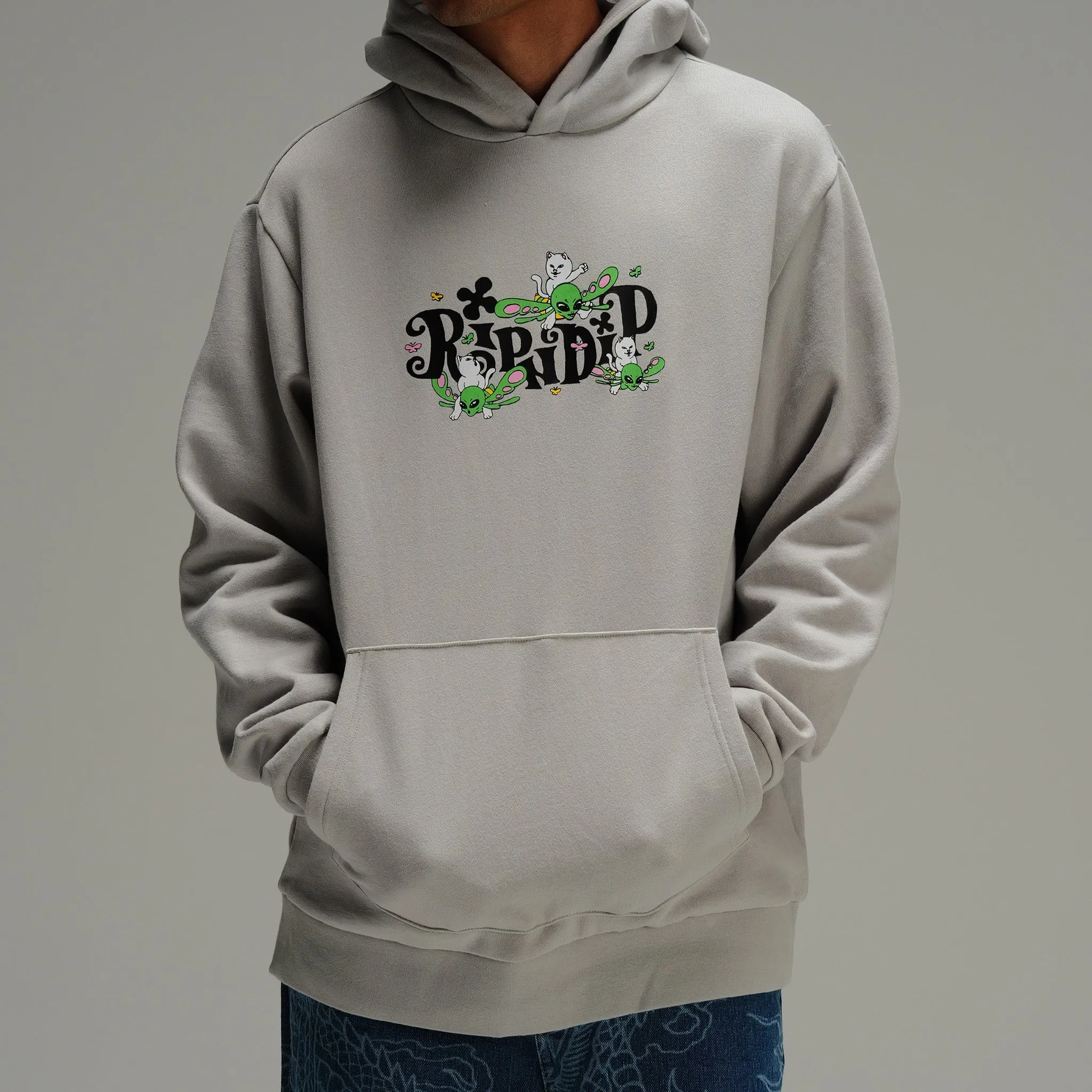 Fly Away Hoodie (Grey) sold by Ripndip product image thumbnail 2