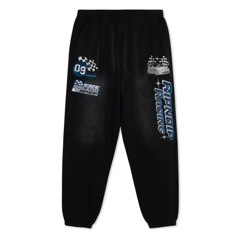 Ripnrace Sweatpants (Black Fade Wash) sold by Ripndip