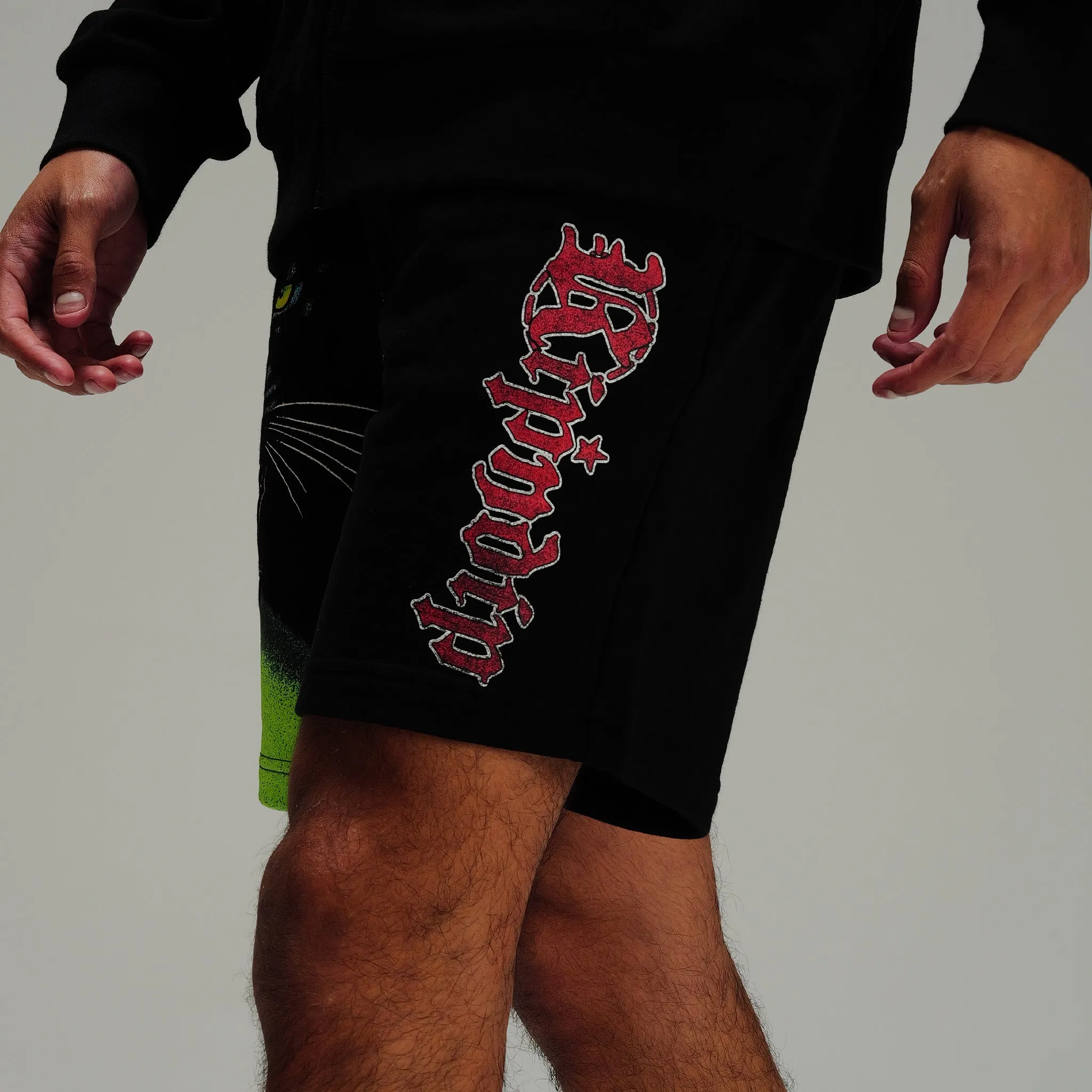 Fein Sweatshorts (Black) sold by Ripndip product image thumbnail 3