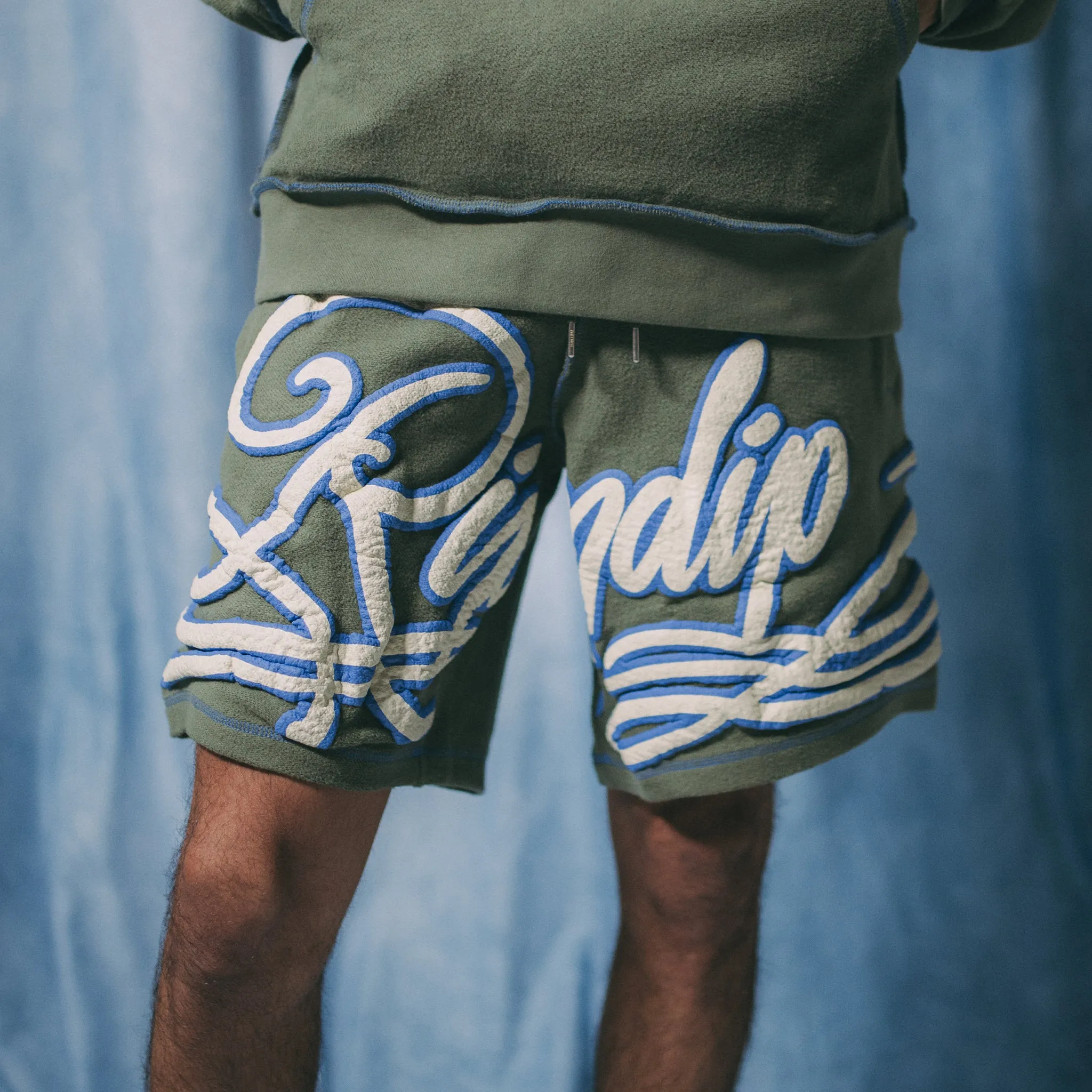 Delresto Sweatshorts (Dark Forest) sold by Ripndip product image thumbnail 2