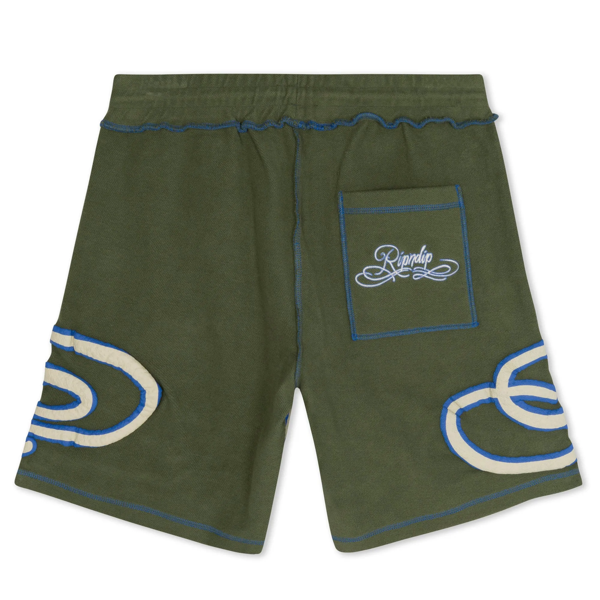 Delresto Sweatshorts (Dark Forest) sold by Ripndip product image thumbnail 3