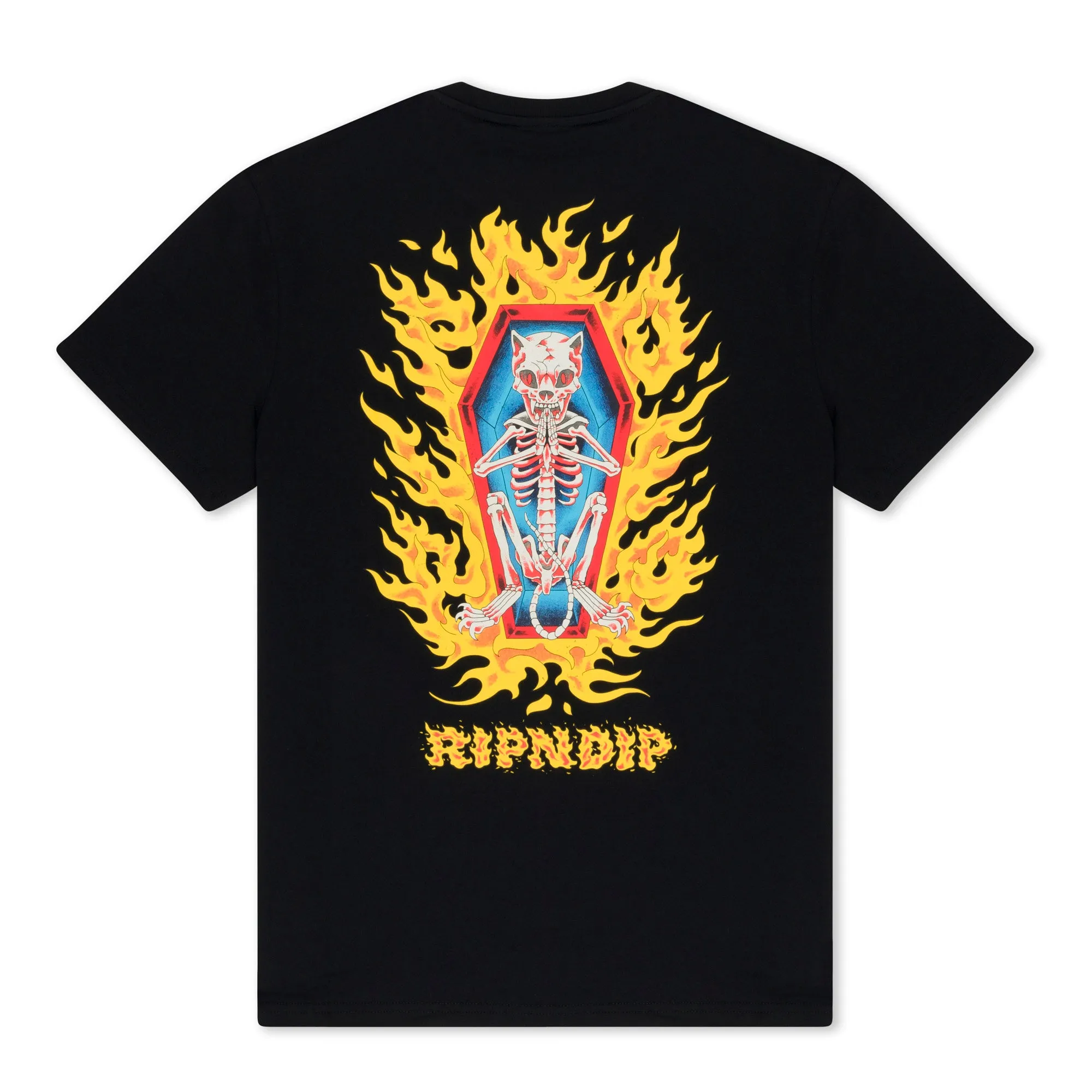 Burn In Heck Tee (Black) sold by Ripndip