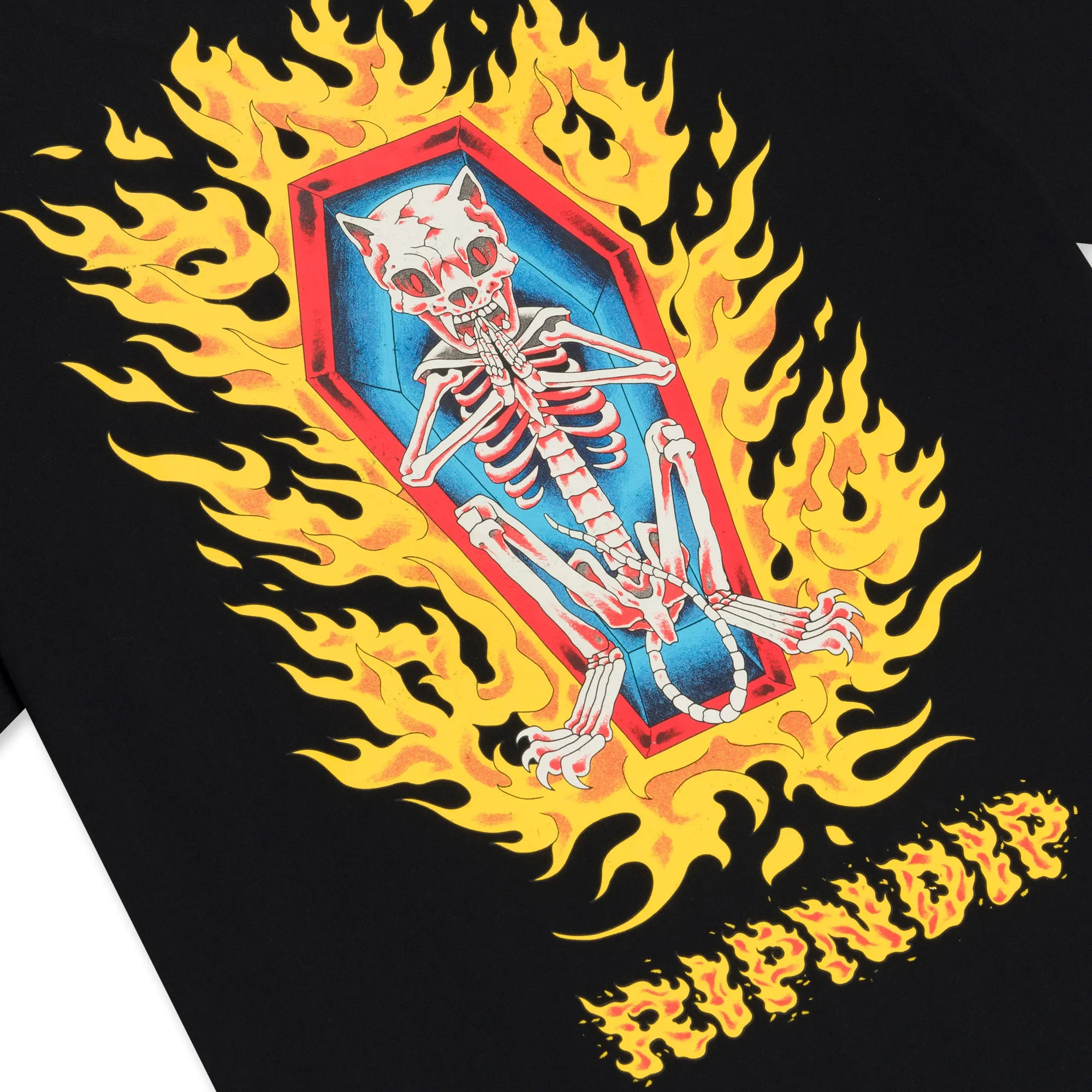 Burn In Heck Tee (Black) sold by Ripndip product image thumbnail 4