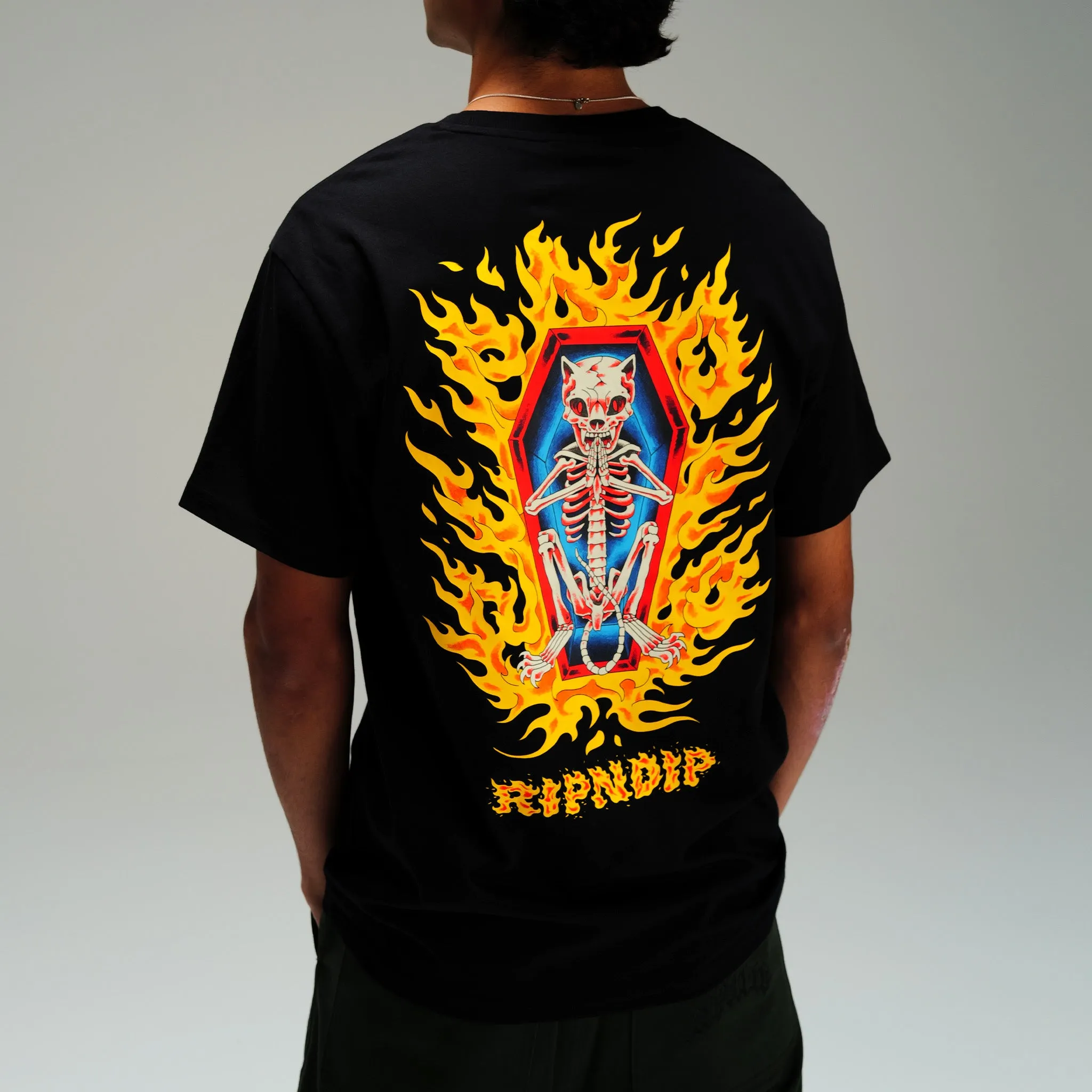 Burn In Heck Tee (Black) sold by Ripndip product image thumbnail 2