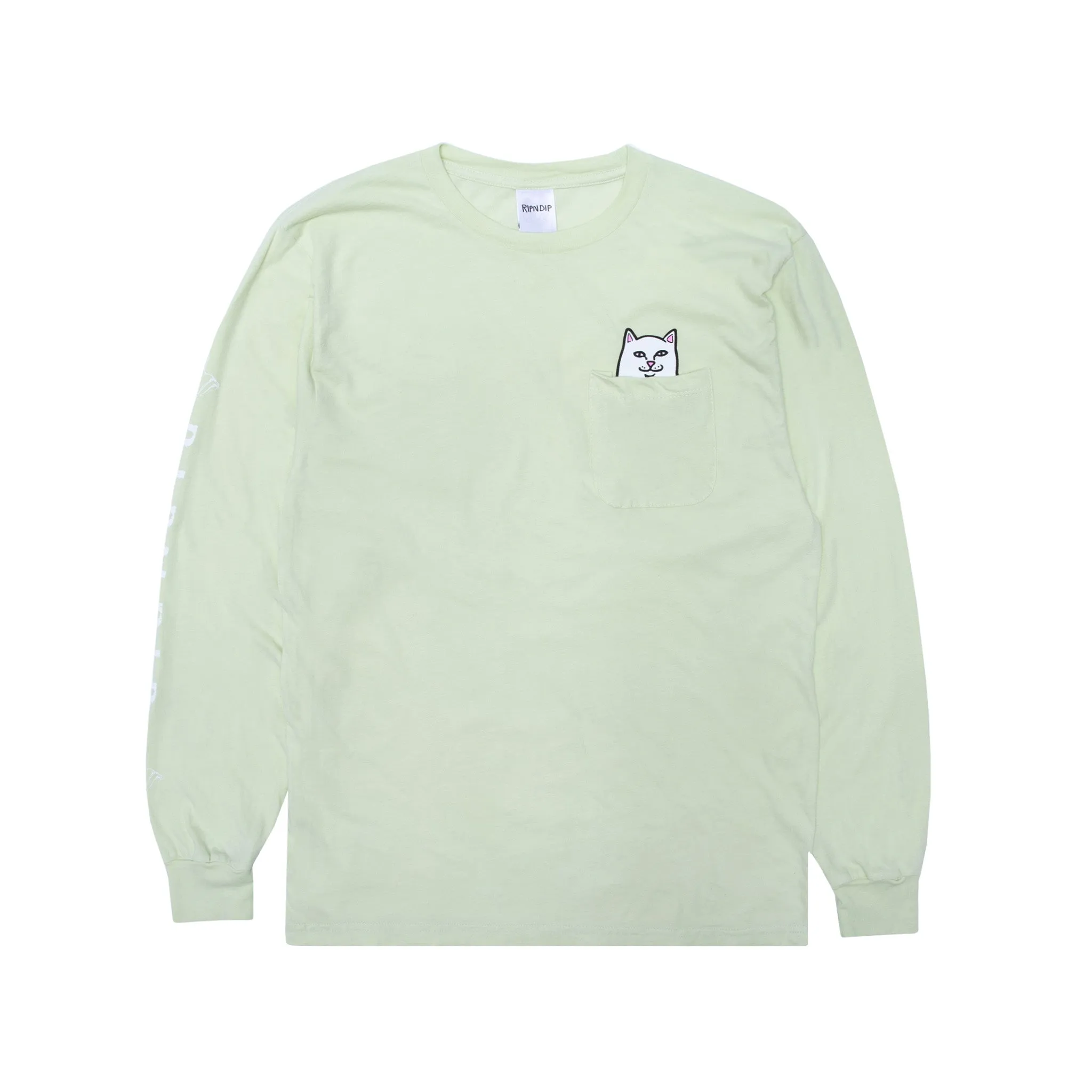 Lord Nermal Pocket Long Sleeve (Light Lime) sold by Ripndip