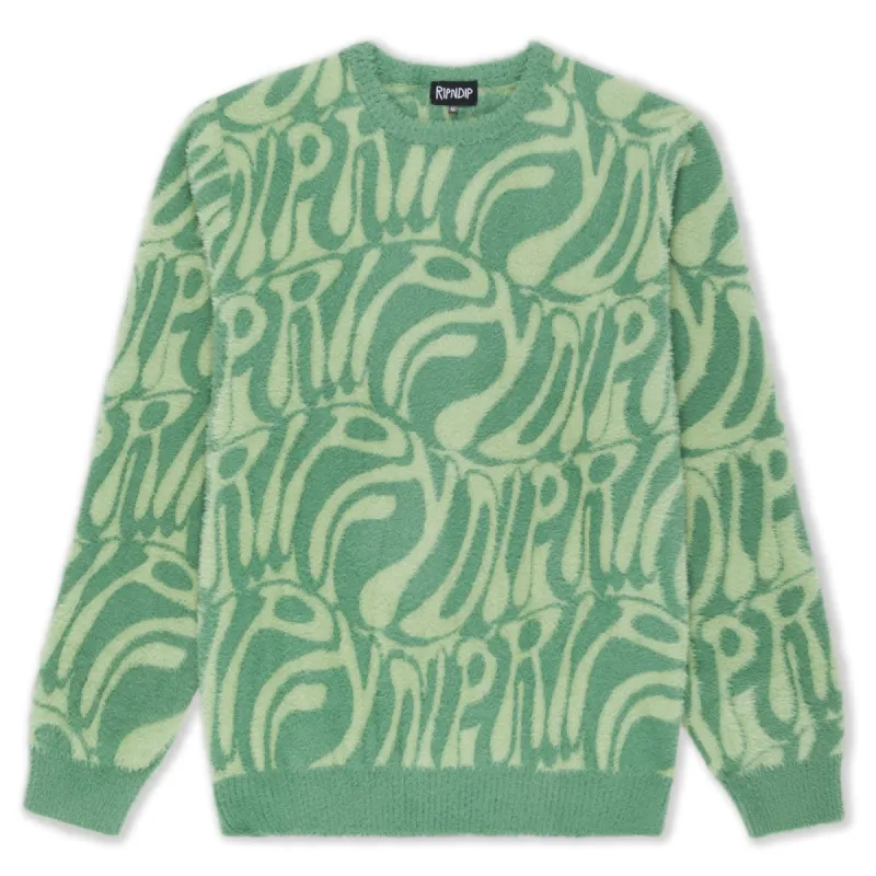 Wilshire Knit Mohair Sweater (Pine) sold by Ripndip