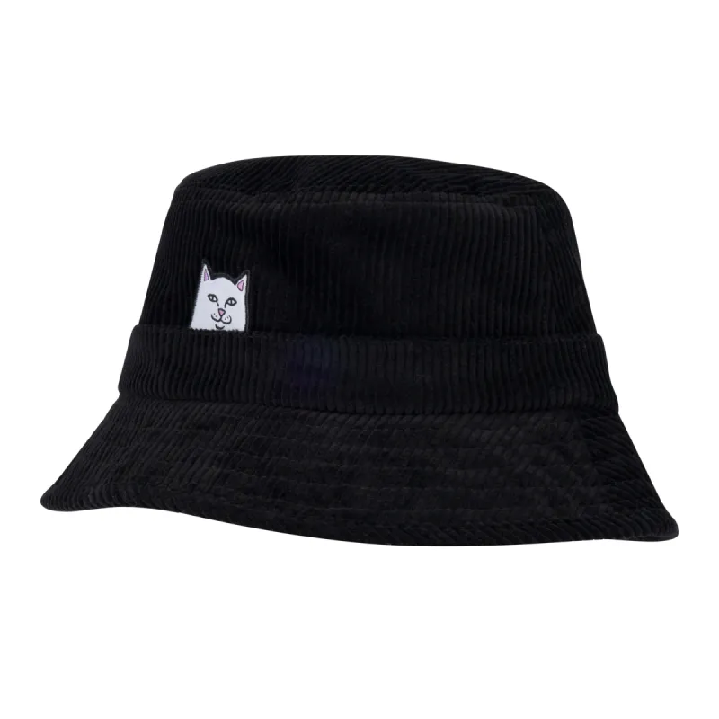 Lord Nermal Corduroy Bucket Hat (Black) sold by Ripndip