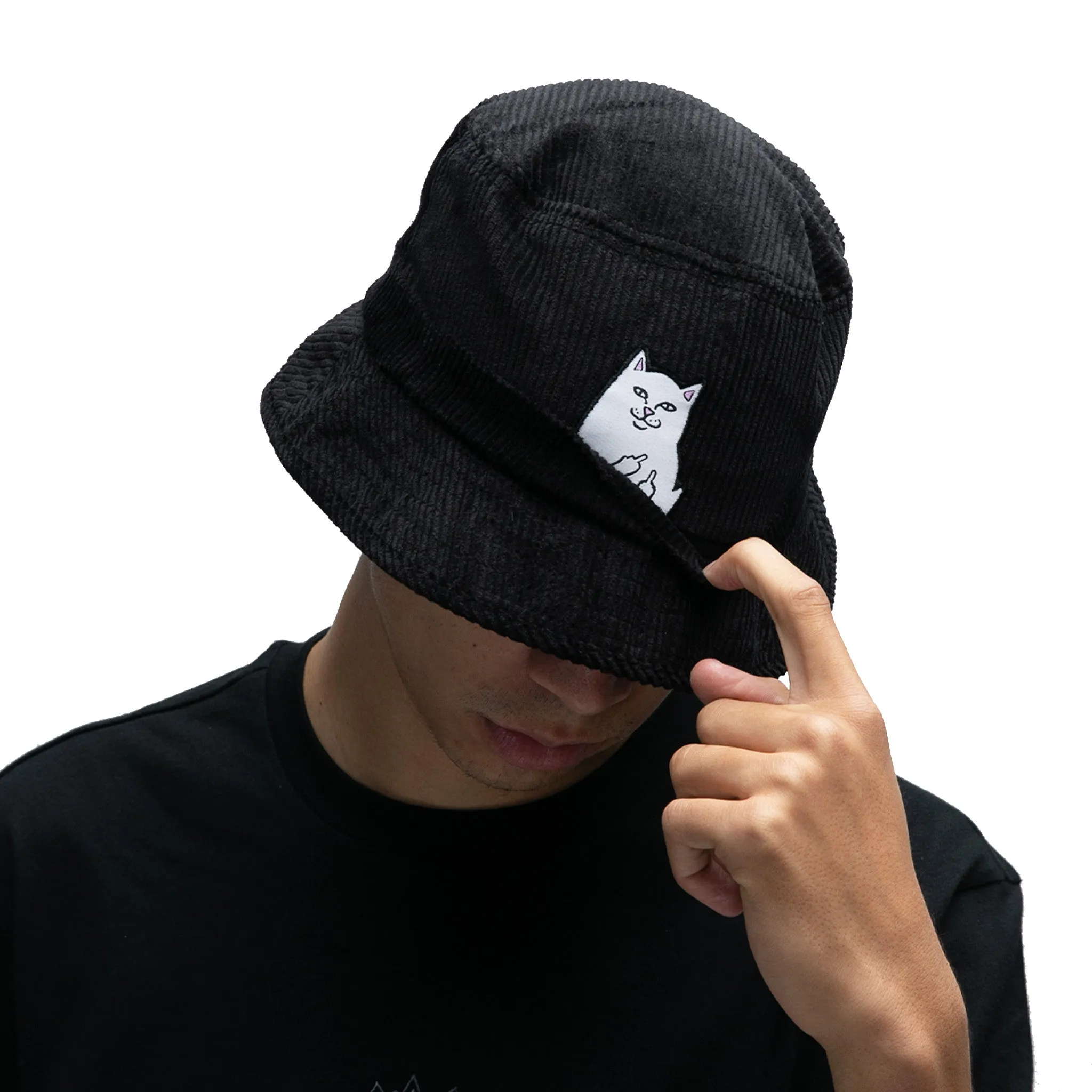 Lord Nermal Corduroy Bucket Hat (Black) sold by Ripndip product image thumbnail 2