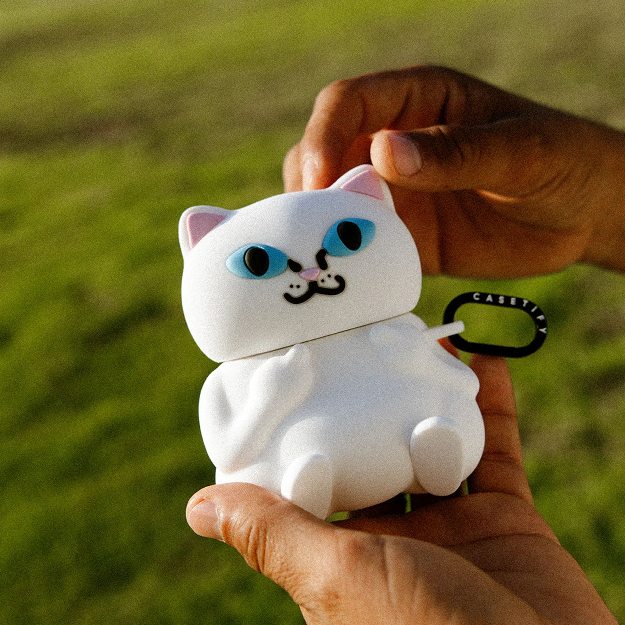 CASETiFY x Ripndip Lord Nermal 3D Airpods Pro 2 Case (White) sold by Ripndip product image thumbnail 3