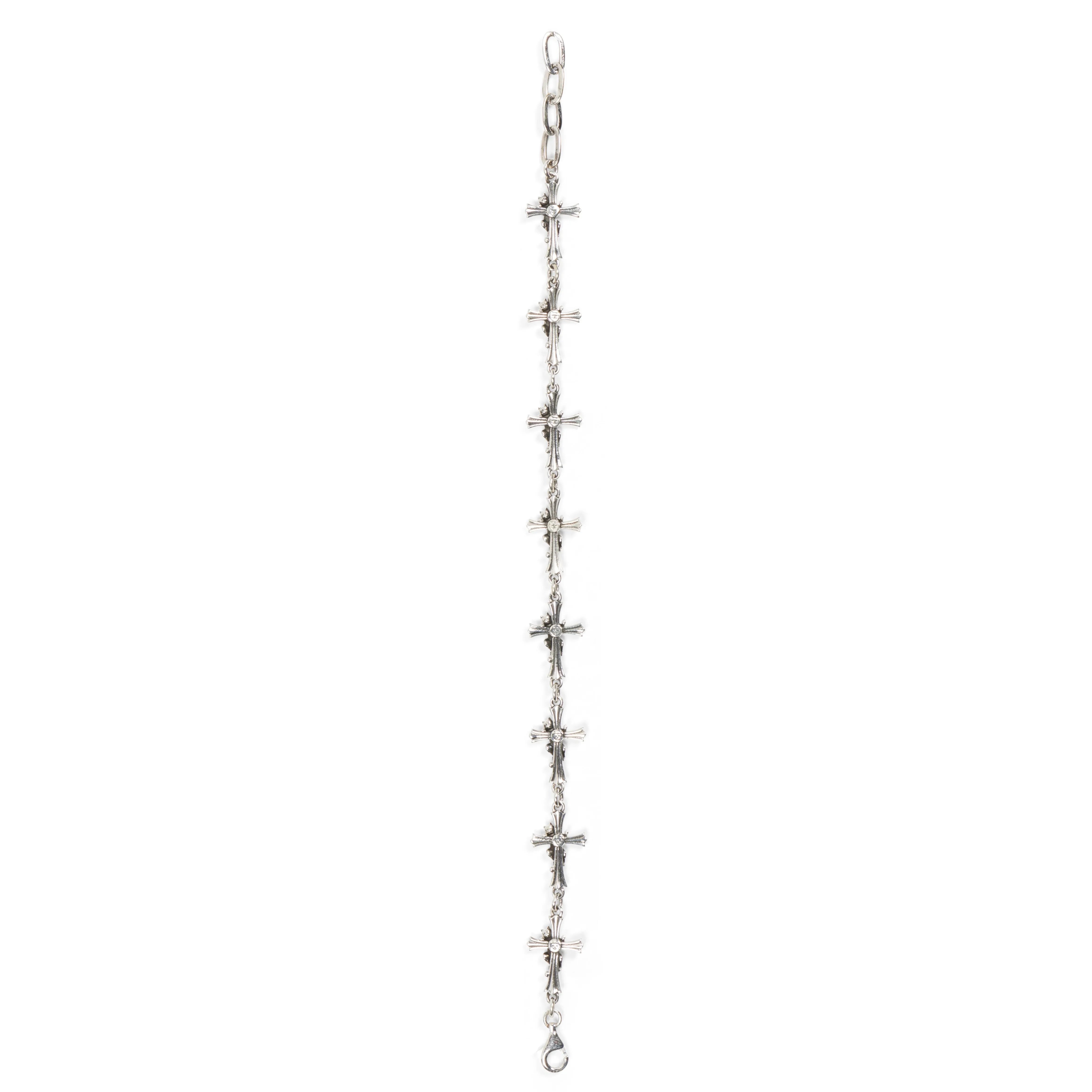 Chrome Cross Bracelet (Silver) sold by Ripndip product image thumbnail 5