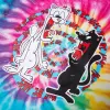 Nerm & Jerm Show Hoodie (Rainbow Spiral Dye) sold by Ripndip