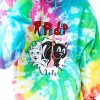 Nerm & Jerm Show Hoodie (Rainbow Spiral Dye) sold by Ripndip