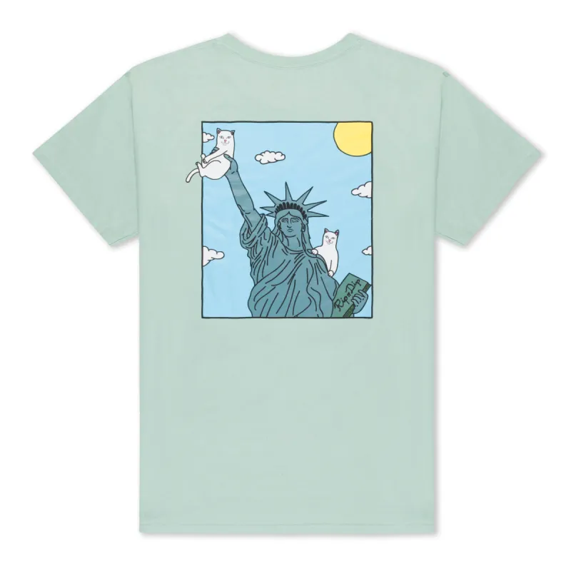 Liberty Tee (Sage) sold by Ripndip
