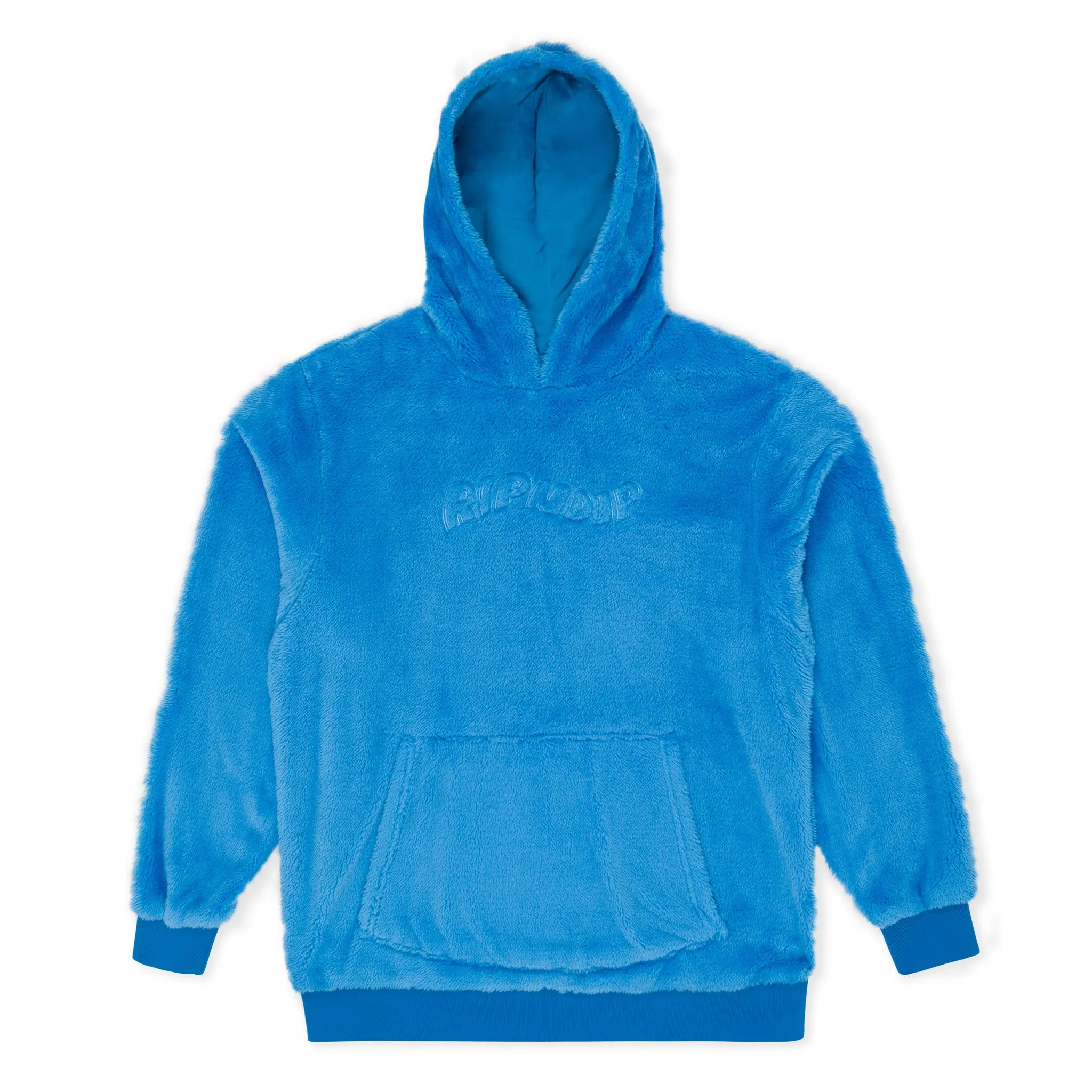 Waves Sherpa Hoodie (Blue) sold by Ripndip