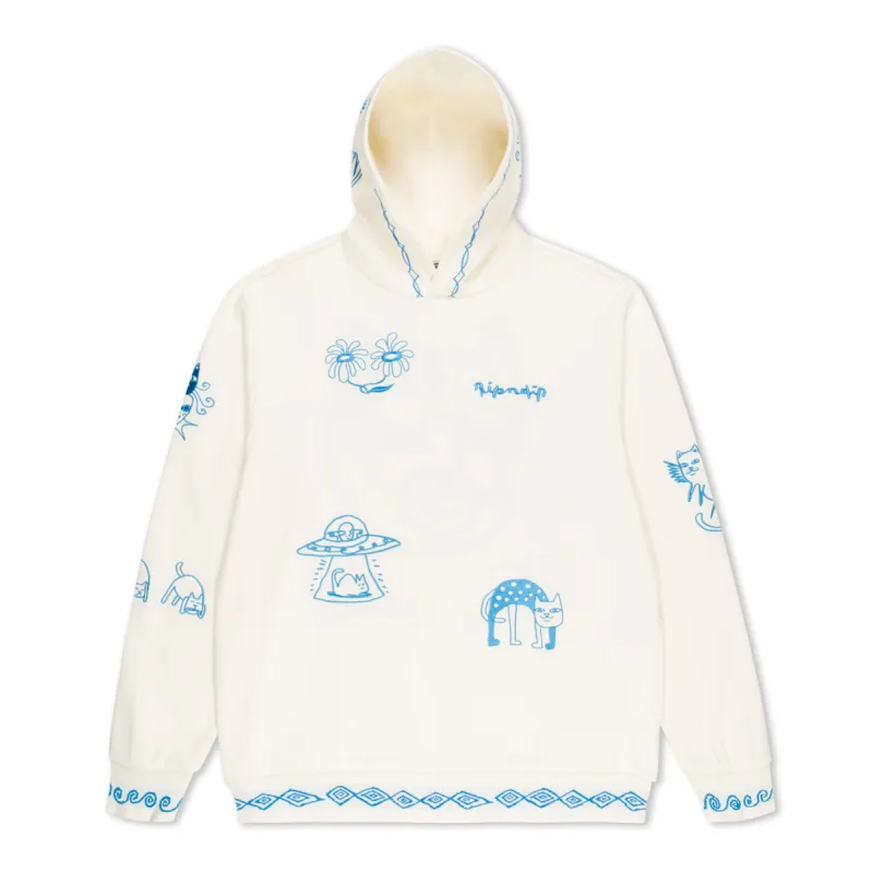 Blonded Hoodie (Off White) made by Ripndip
