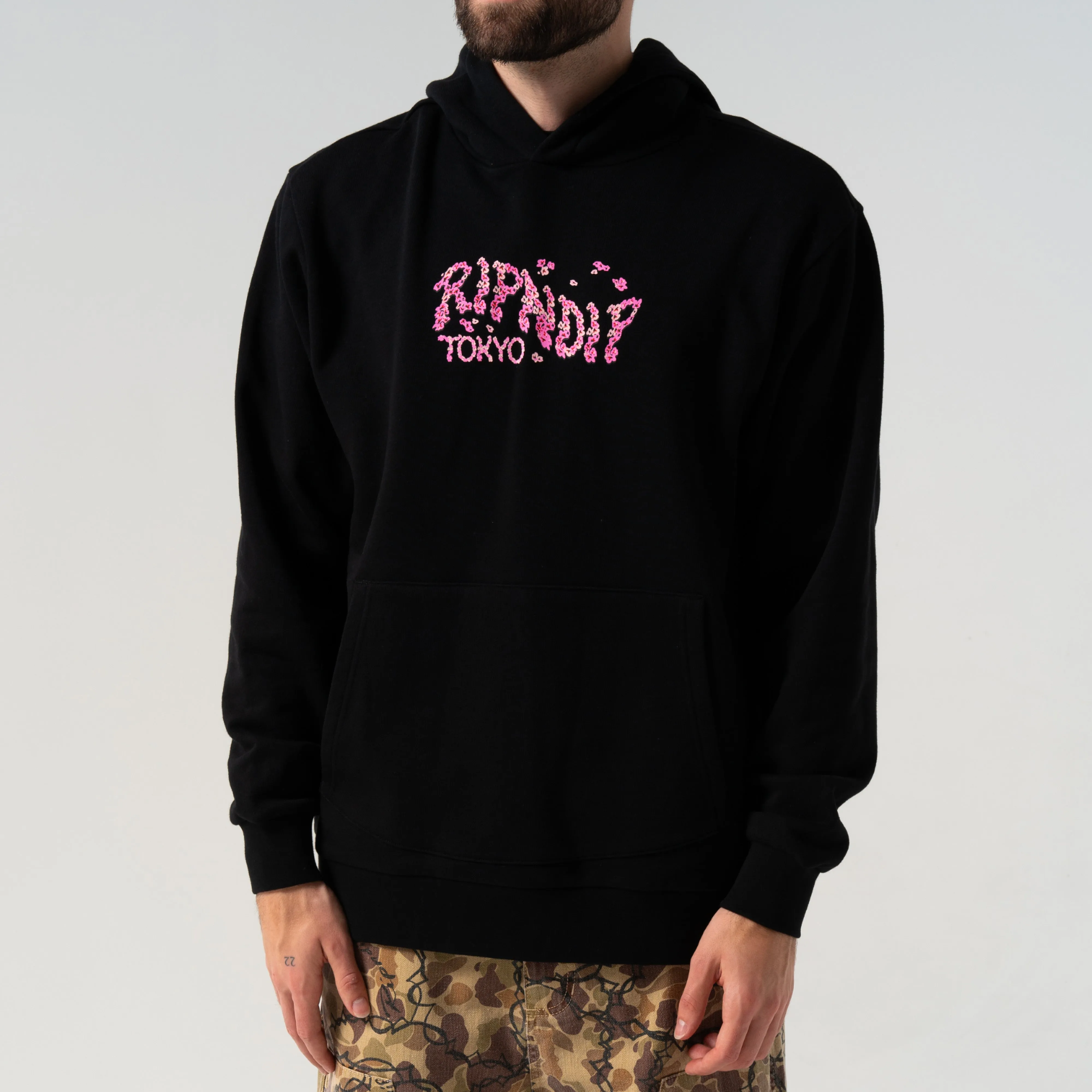 Cherry Blossom Hoodie (Black) sold by Ripndip product image thumbnail 2