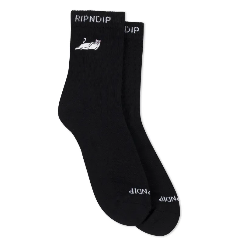Catstanza Mid Socks (Black) sold by Ripndip