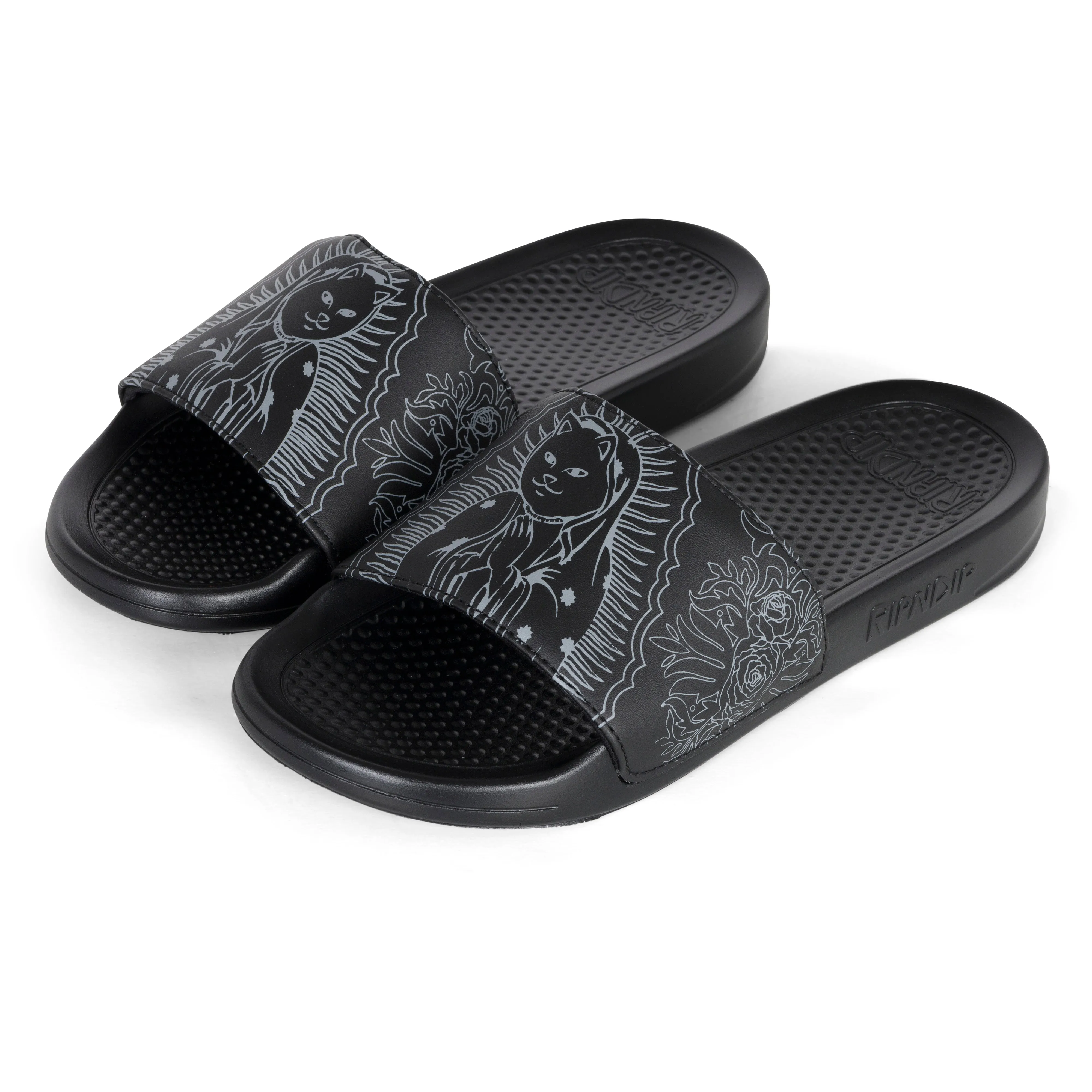 Mother Nerm Slides (Black) sold by Ripndip