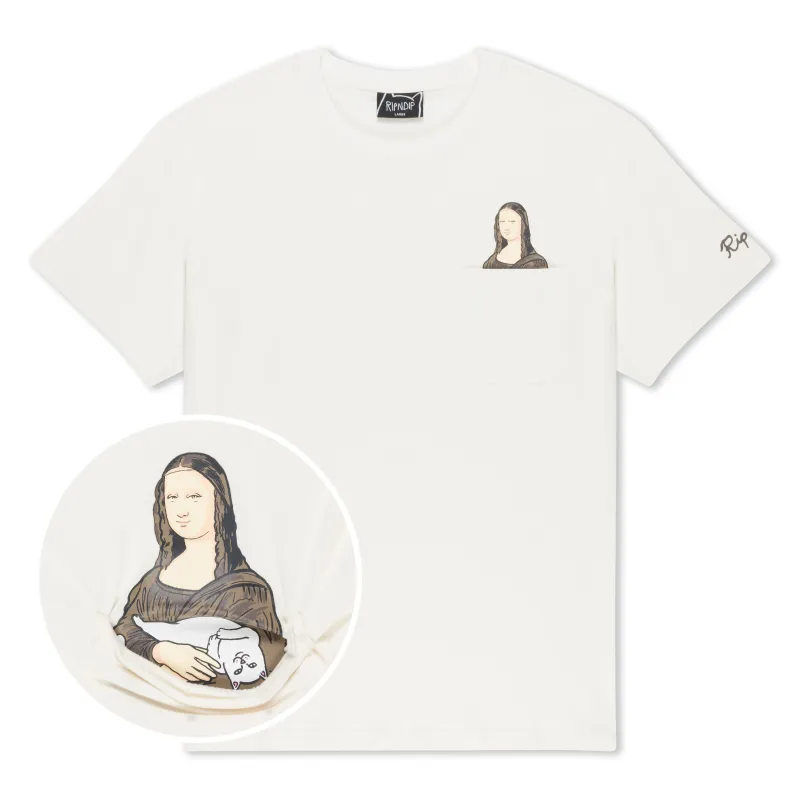Nermalisa Pocket Tee (Bone) sold by Ripndip