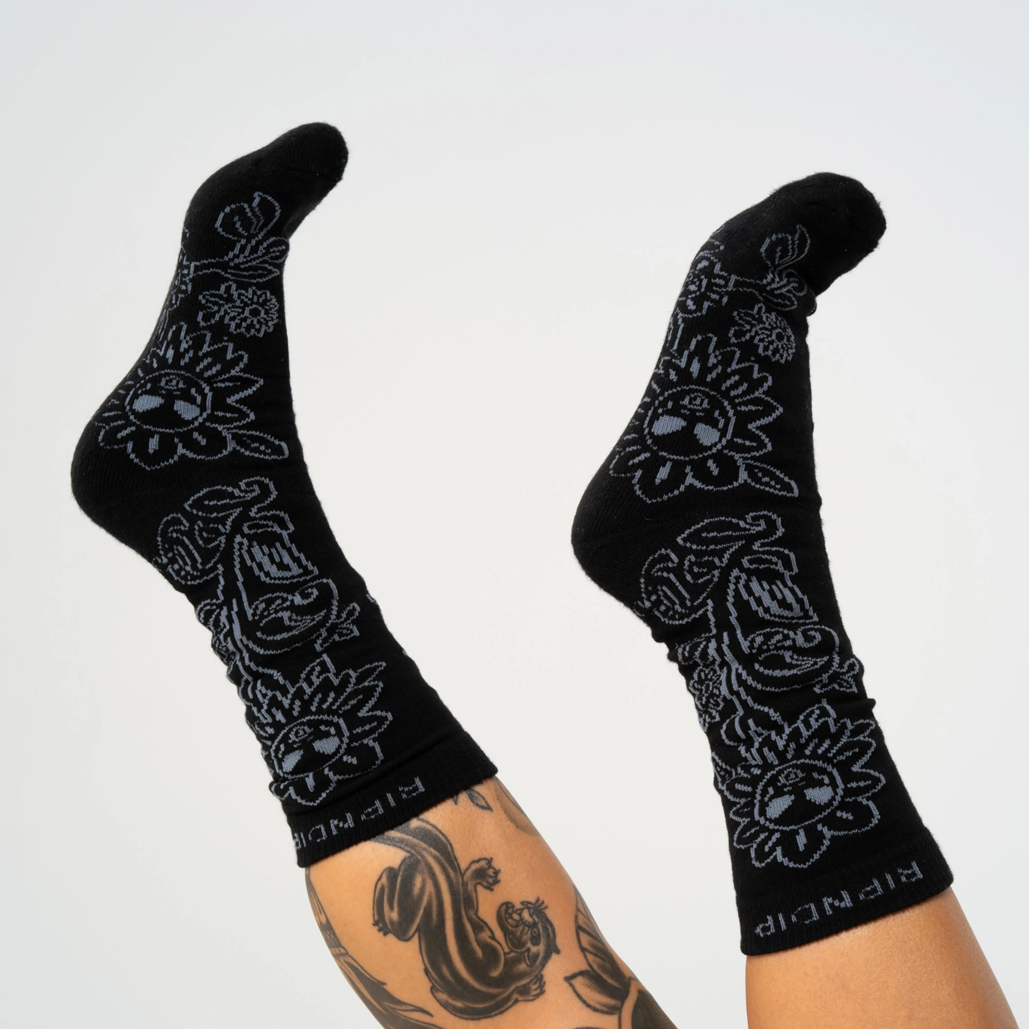 Space Garden Socks (Black) sold by Ripndip product image thumbnail 2
