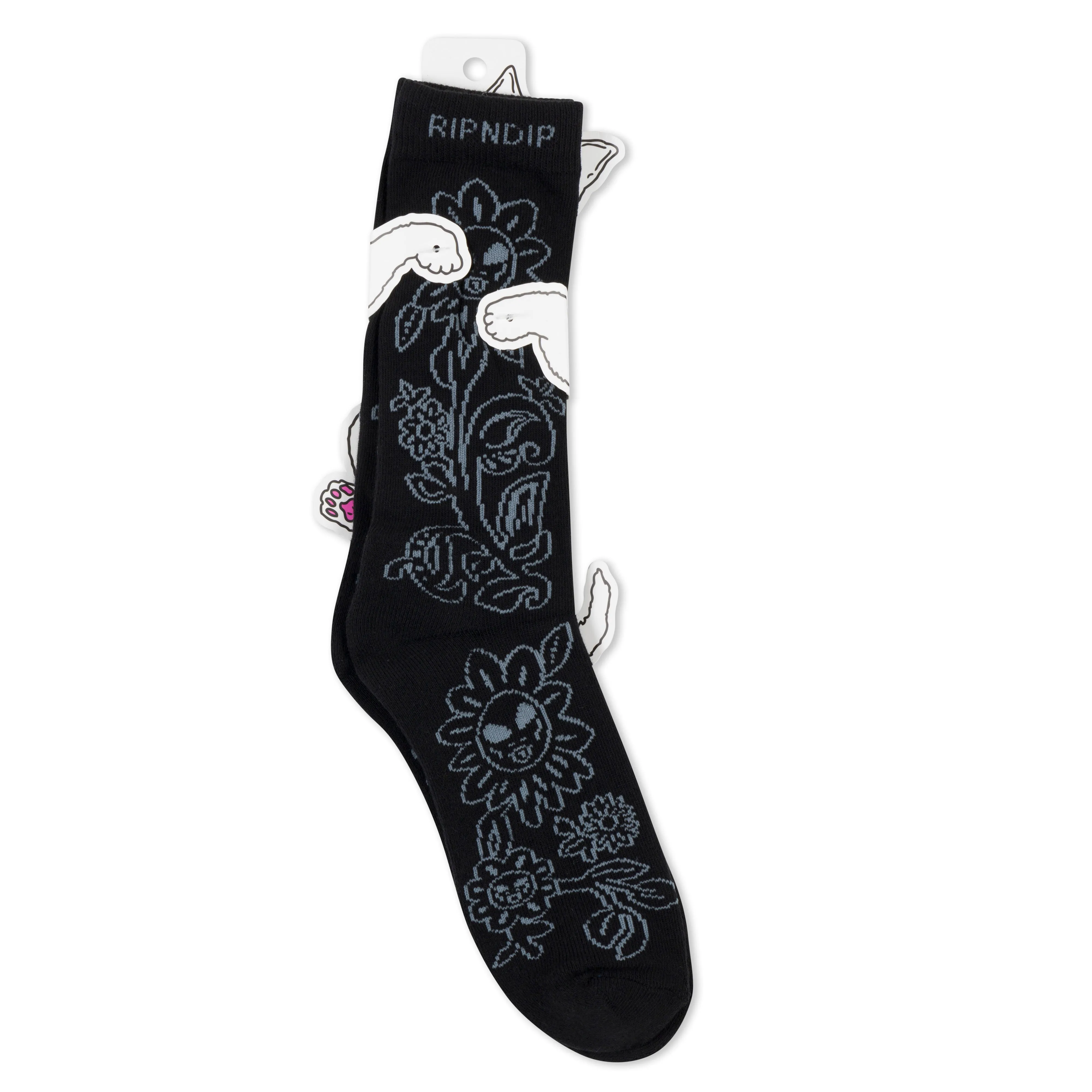 Space Garden Socks (Black) sold by Ripndip product image thumbnail 4