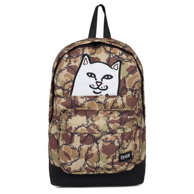 Wired Backpack (Tan Camo) sold by Ripndip