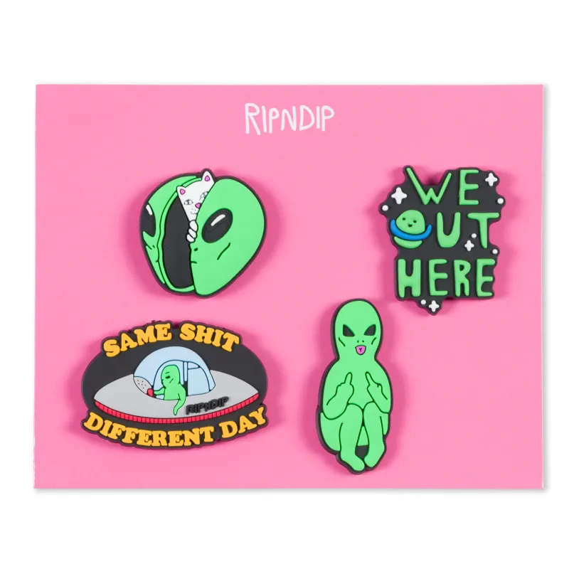 We Out Here Shoe Charm Pack (Multi) made by Ripndip