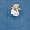 Nermal S Thompson Pocket Tee (Slate Mineral Wash) sold by Ripndip