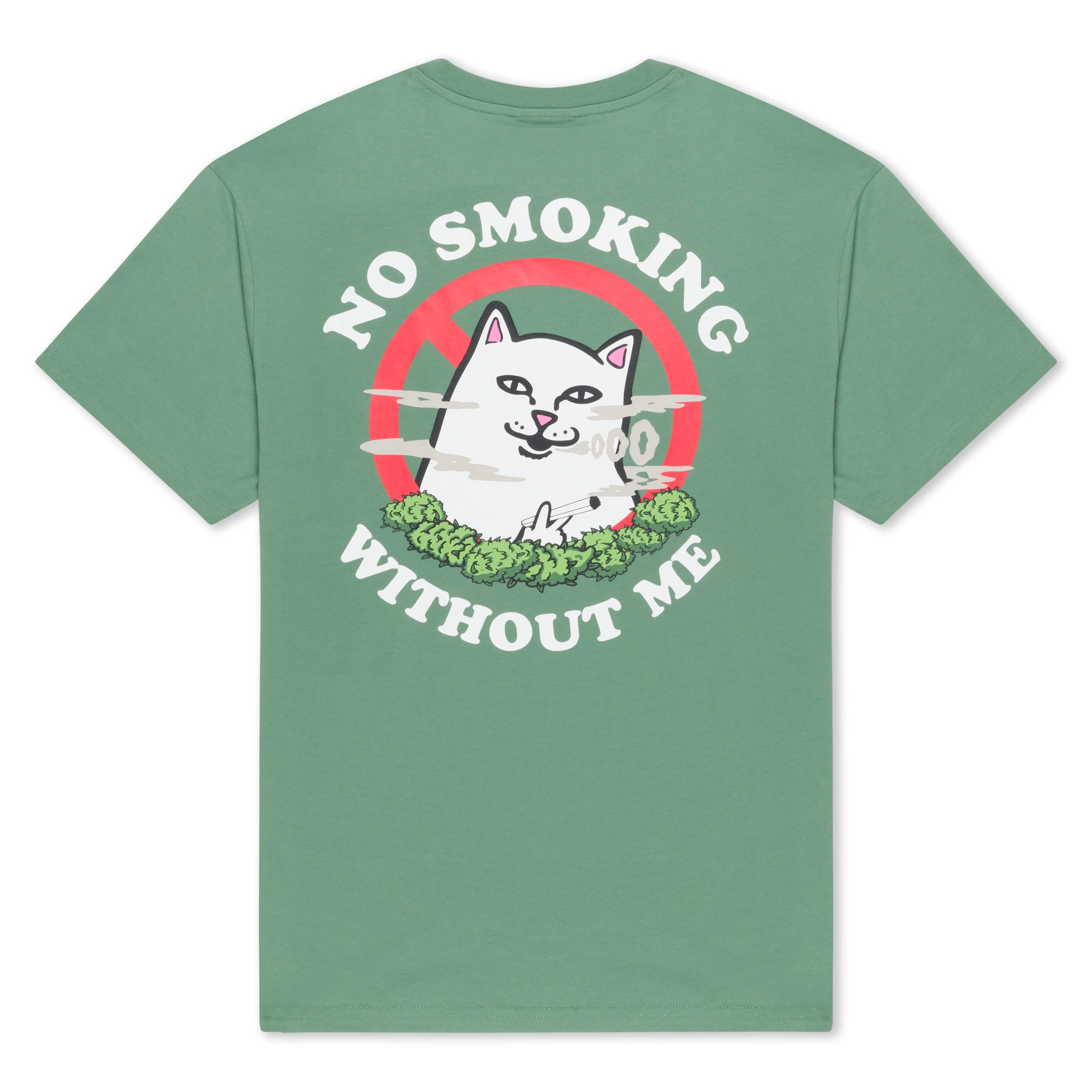 No Smoking Tee (Light Olive) sold by Ripndip product image thumbnail 3