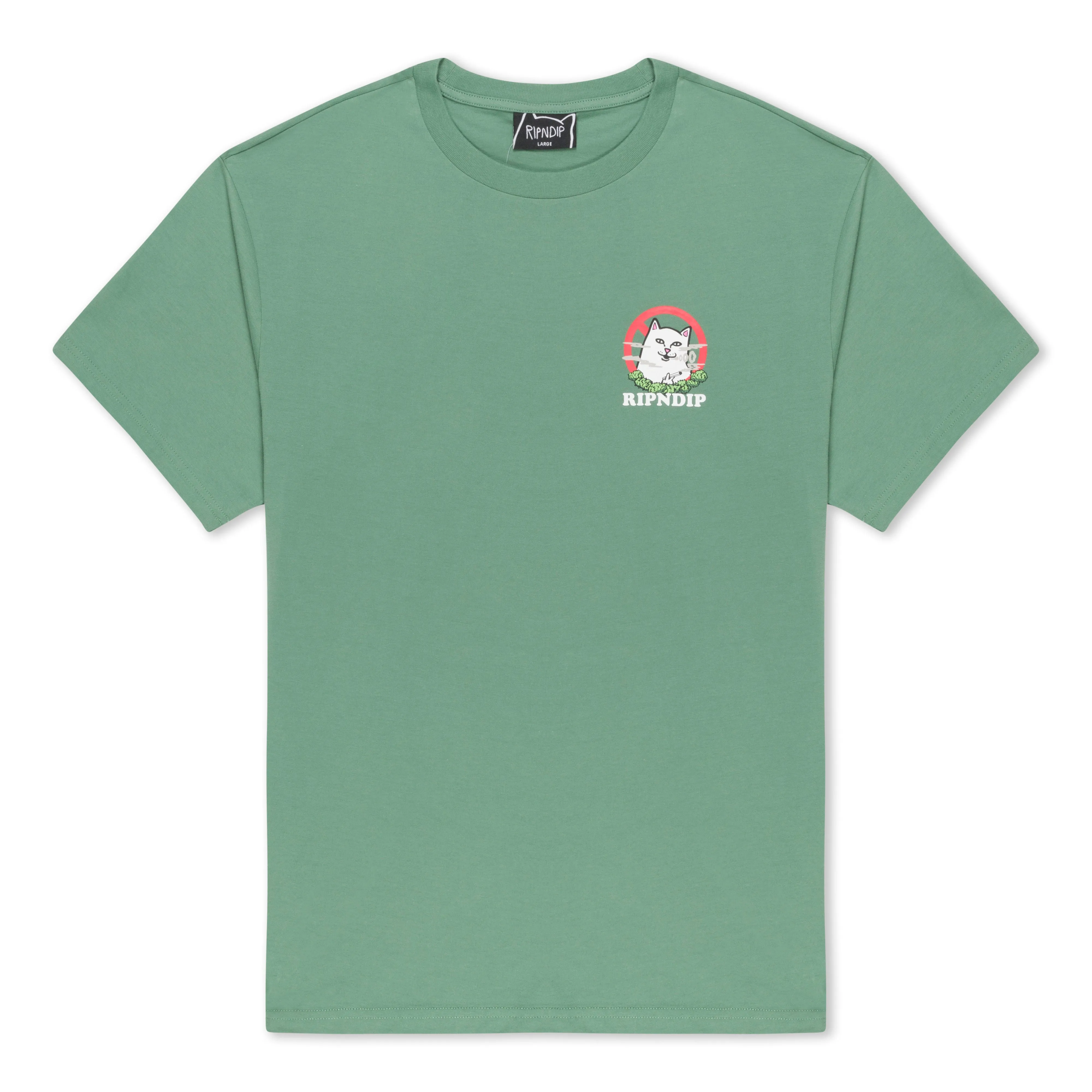 No Smoking Tee (Light Olive) sold by Ripndip