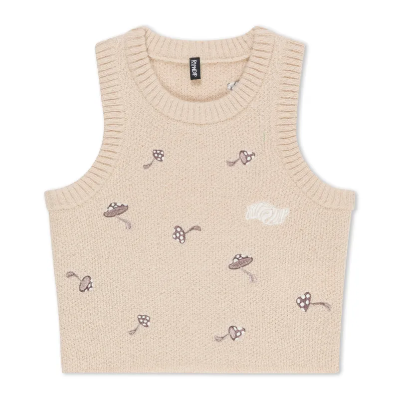 Euphoria Knit Crop Top (Off White) sold by Ripndip