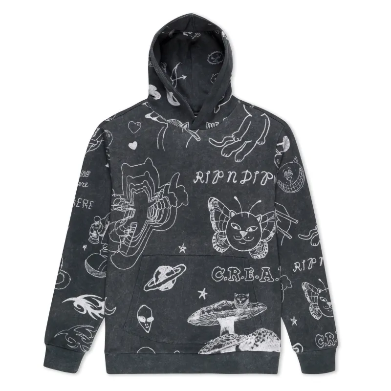 Nermal Domination Hoodie (Black Vintage) sold by Ripndip