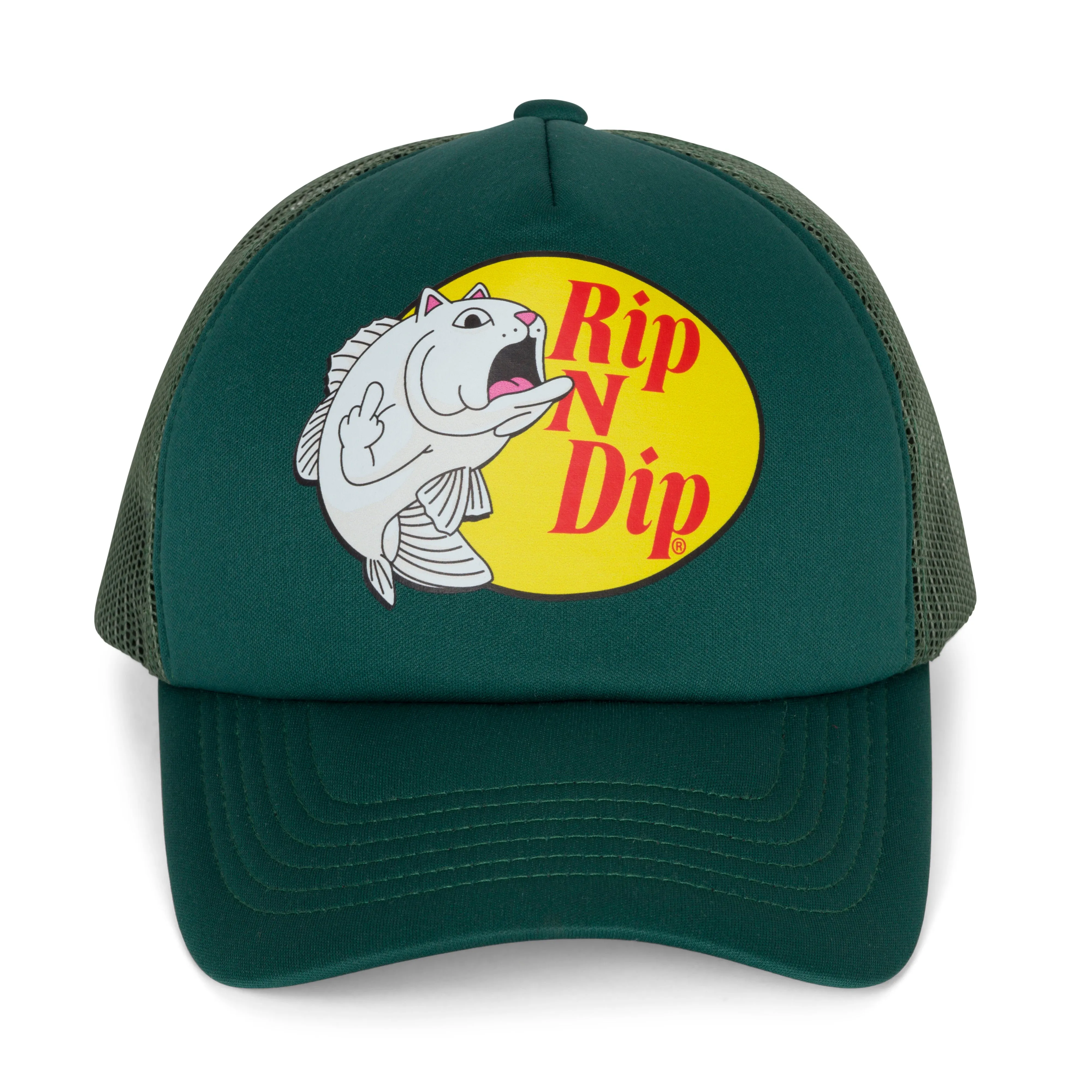 Catfish Trucker Hat (Light Olive) sold by Ripndip product image thumbnail 4