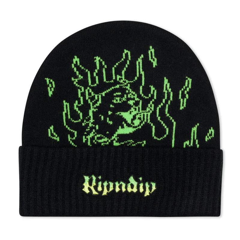 Horntail Beanie (Black) made by Ripndip