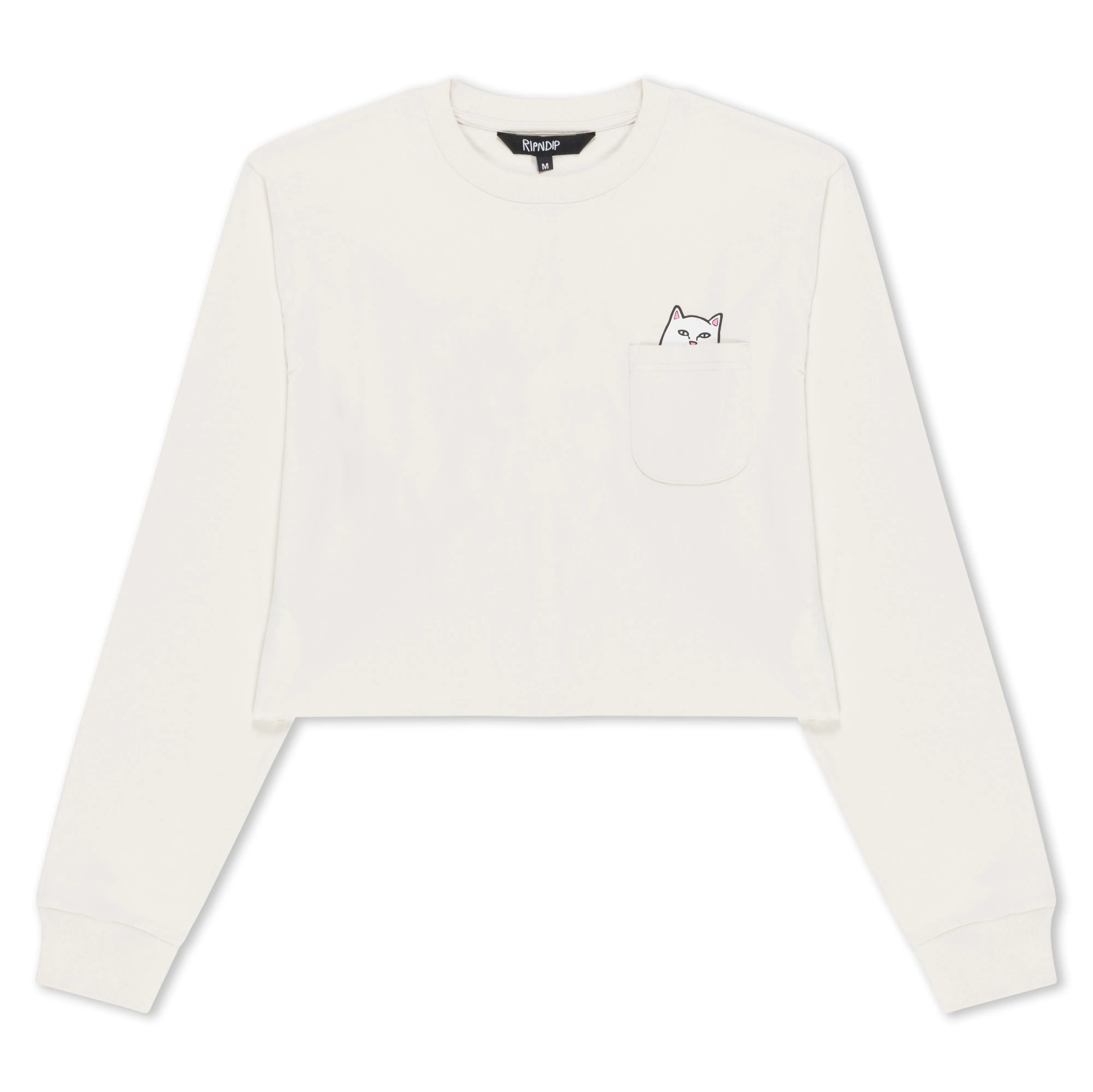 Lord Nermal Cropped LS Pocket Tee (Warm Grey) sold by Ripndip product image thumbnail 2