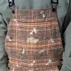 Euphoria Plaid Overalls (Brown Plaid) sold by Ripndip
