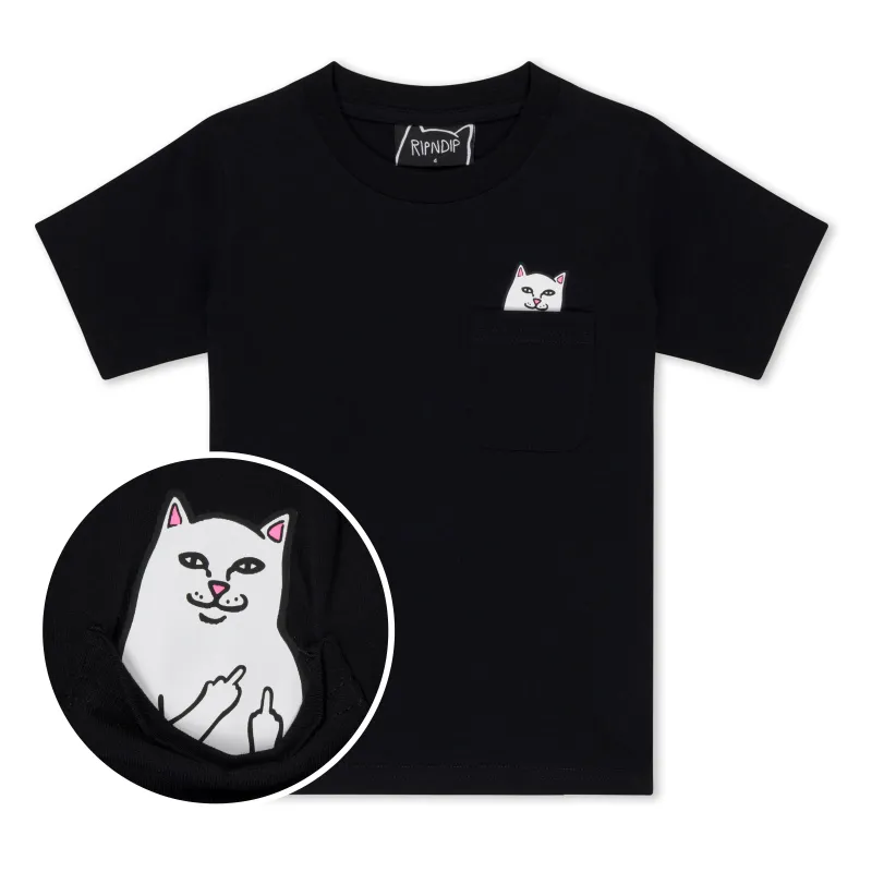 Lord Nermal Kid Pocket Tee (Black) sold by Ripndip