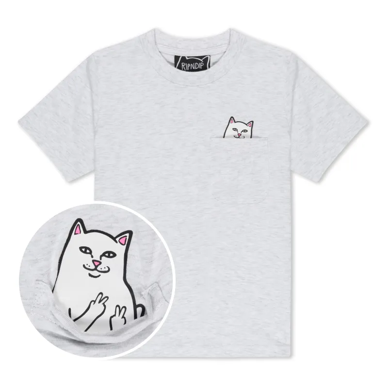 Lord Nermal Kid Peace tee (Ash Heather) sold by Ripndip