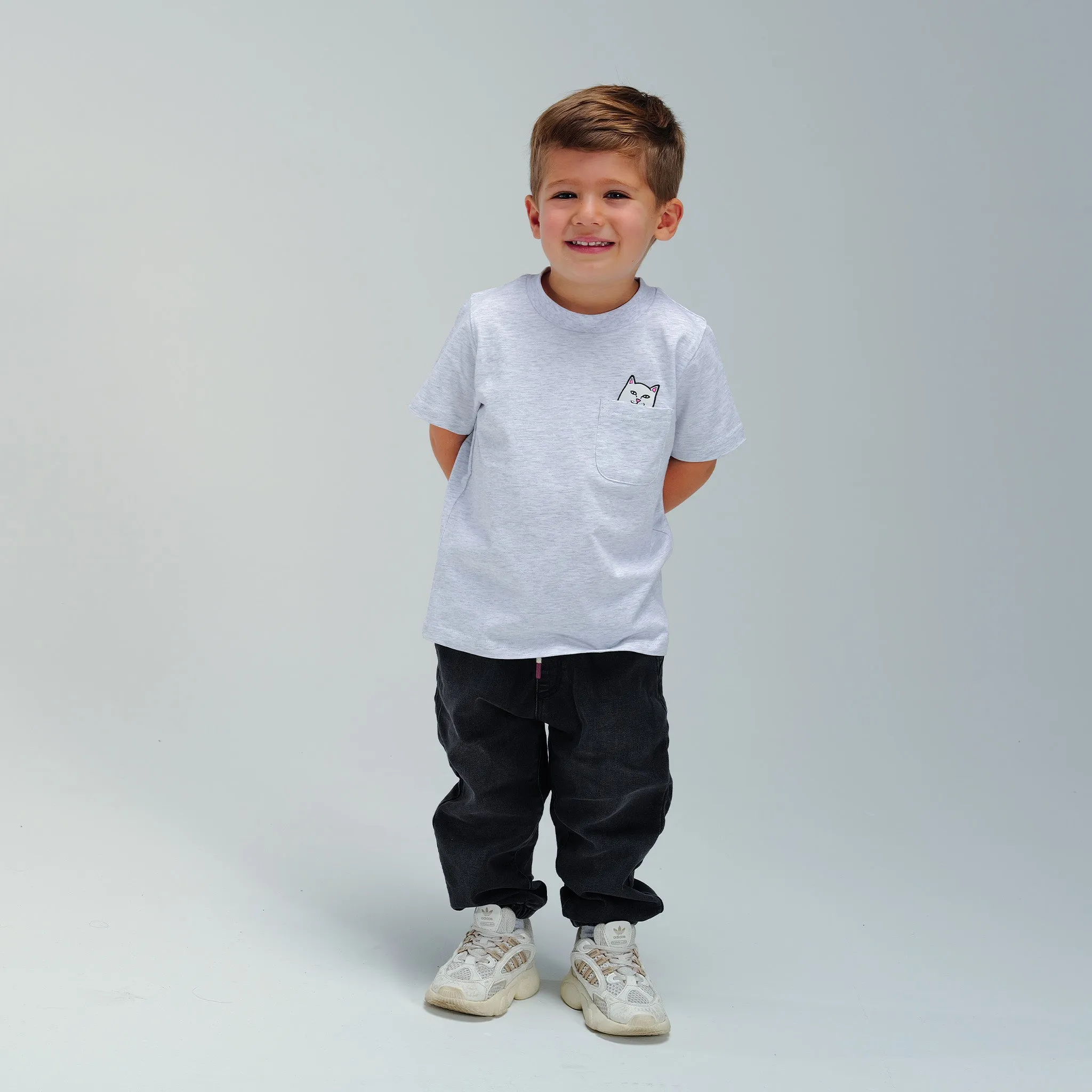 Lord Nermal Kid Peace tee (Ash Heather) sold by Ripndip product image thumbnail 2