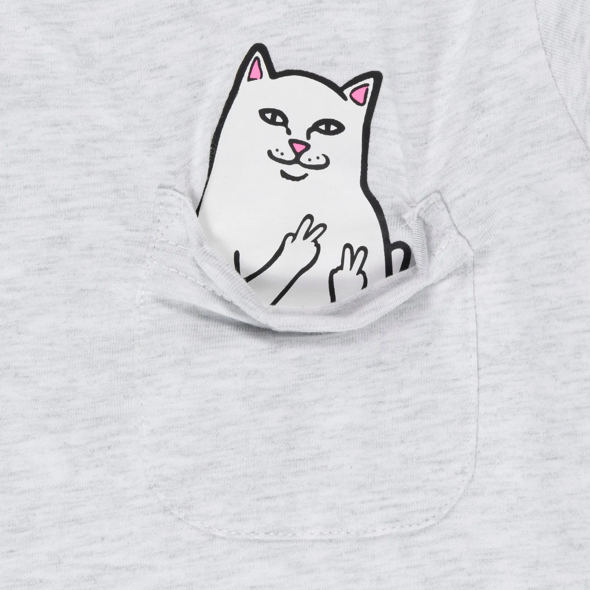 Lord Nermal Kid Peace tee (Ash Heather) sold by Ripndip product image thumbnail 4