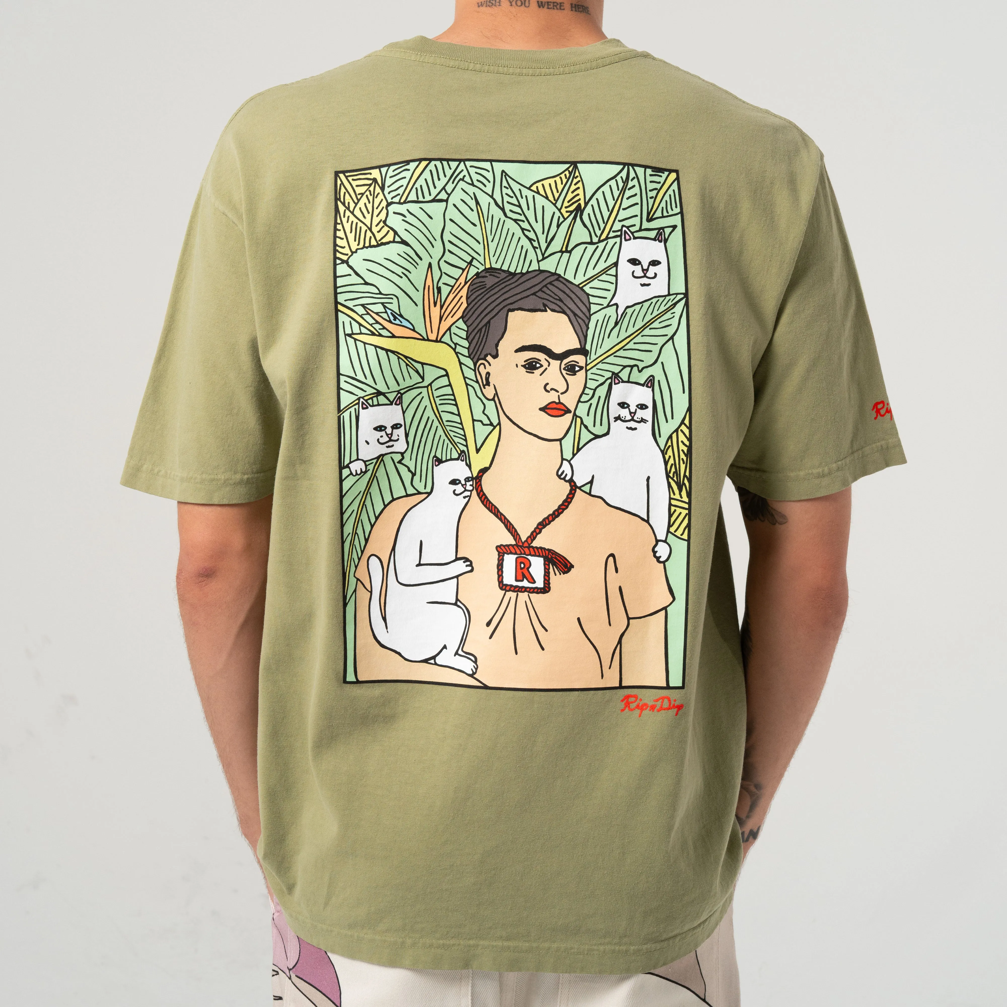 Nermal Portrait Tee (Light Forest) sold by Ripndip product image thumbnail 2