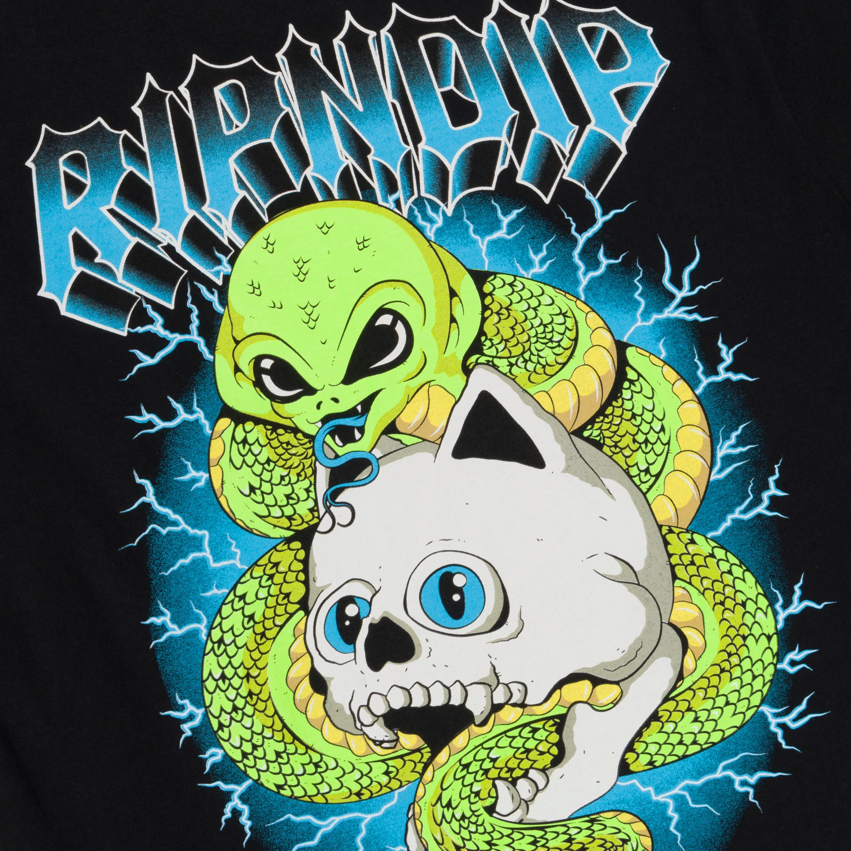Skull and Bones Tee (Black) sold by Ripndip product image thumbnail 5