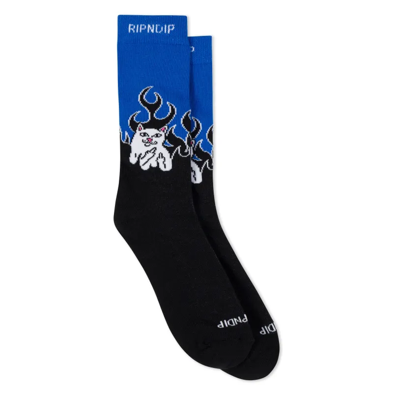 Welcome To Heck Socks (Black) sold by Ripndip