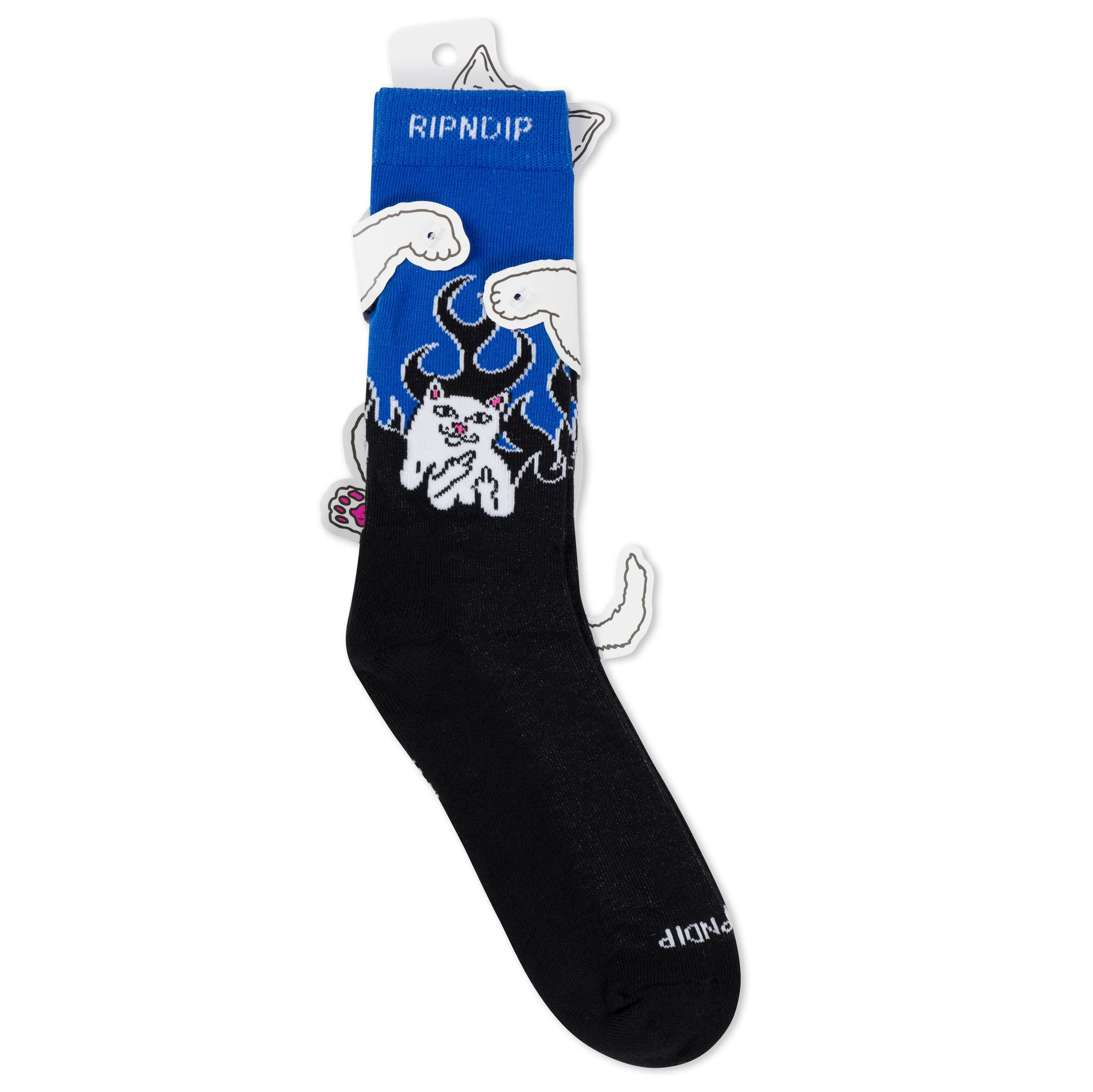 Welcome To Heck Socks (Black) sold by Ripndip product image thumbnail 3