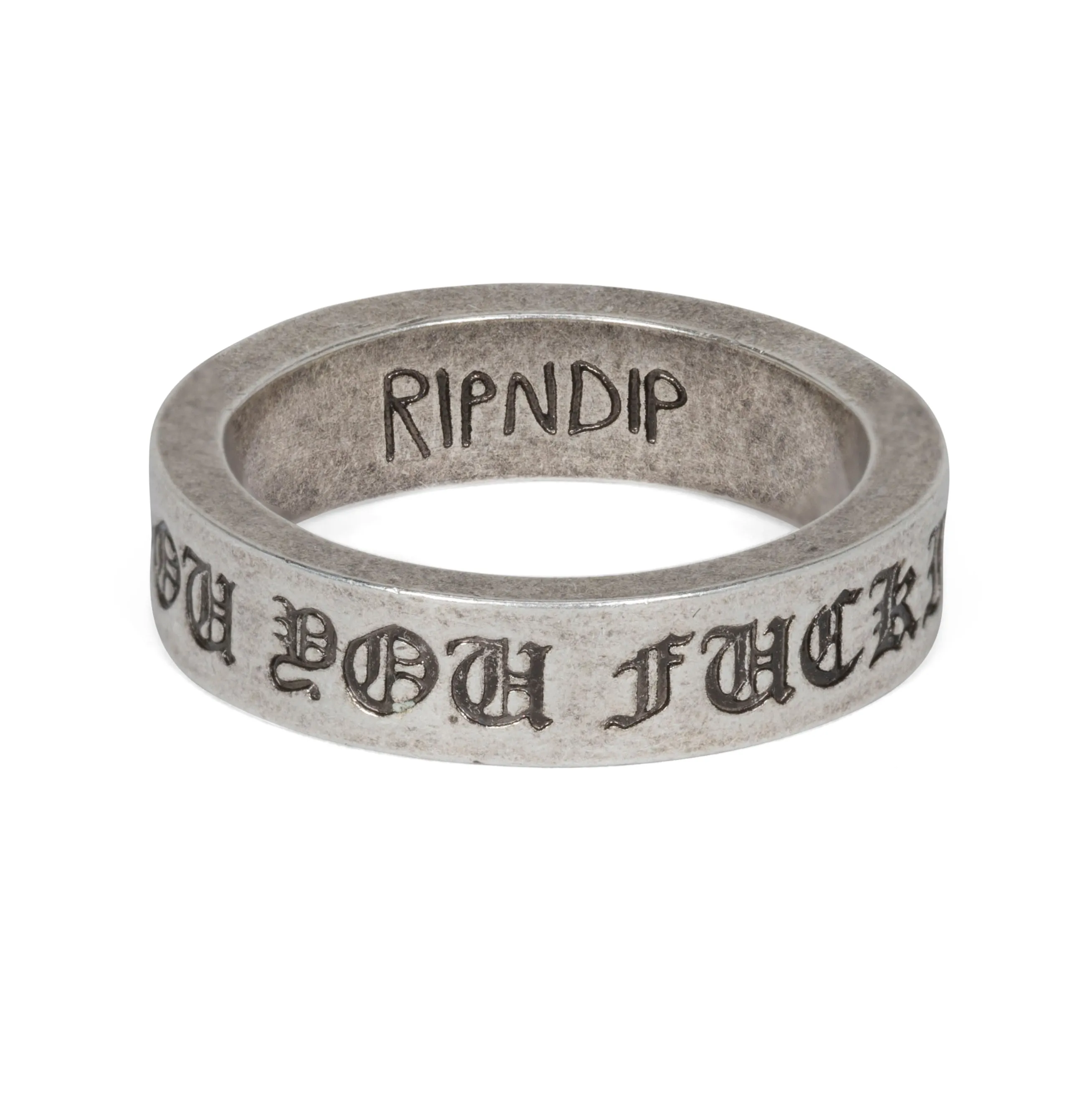 Fuckin Fuck Ring (Silver) sold by Ripndip product image thumbnail 2