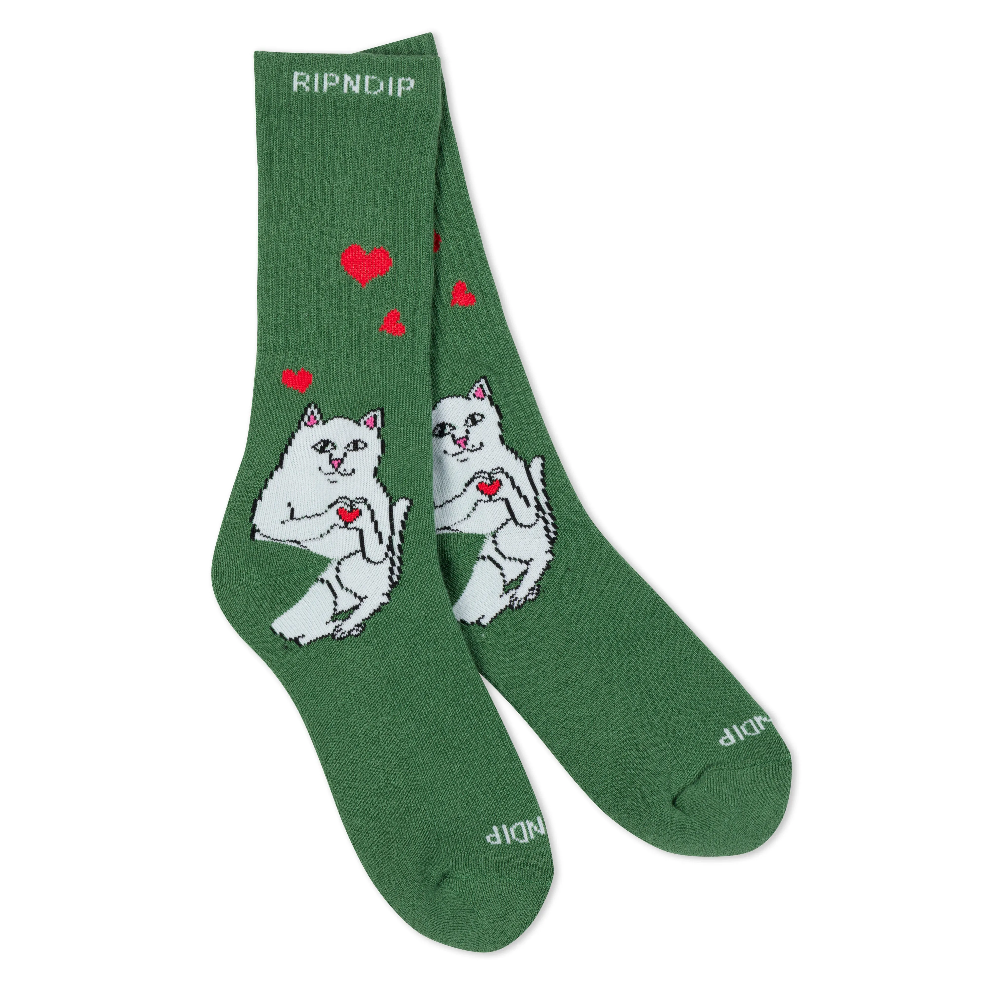 Nermal Loves Socks (Dusty Pine) sold by Ripndip product image thumbnail 2