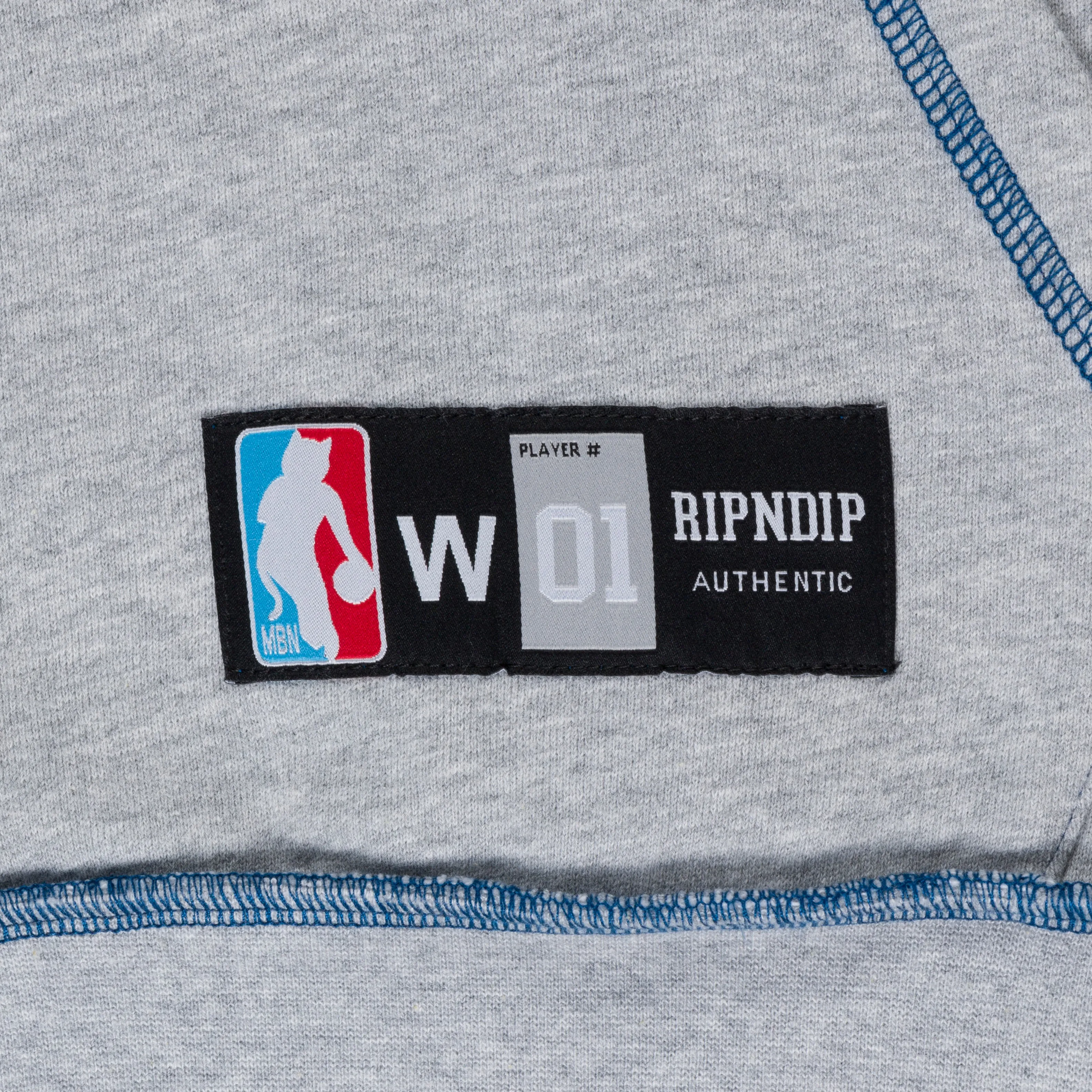 Ripndip Athletics Stitch Hoodie (Ash Heather) sold by Ripndip product image thumbnail 4