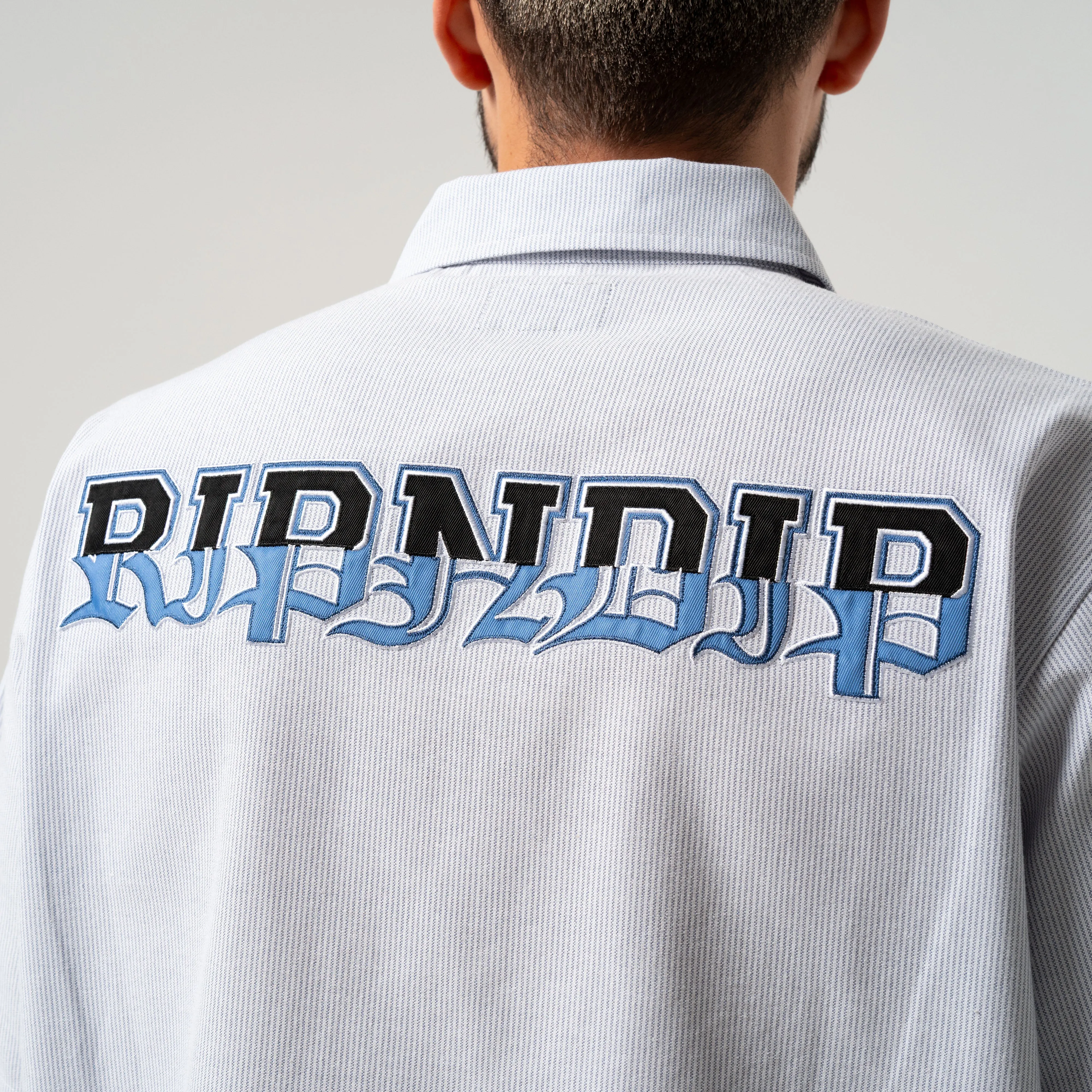 Rich Spirit Quarter Zip Shirt (Light Blue) sold by Ripndip product image thumbnail 4