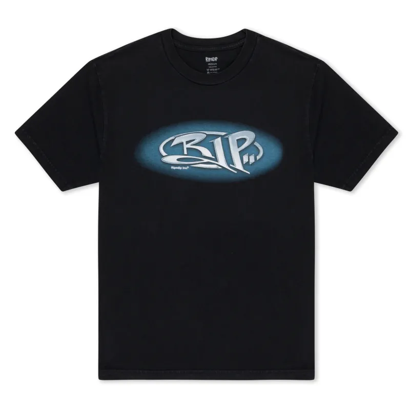 Ripped Tee (Black Vintage Wash) sold by Ripndip